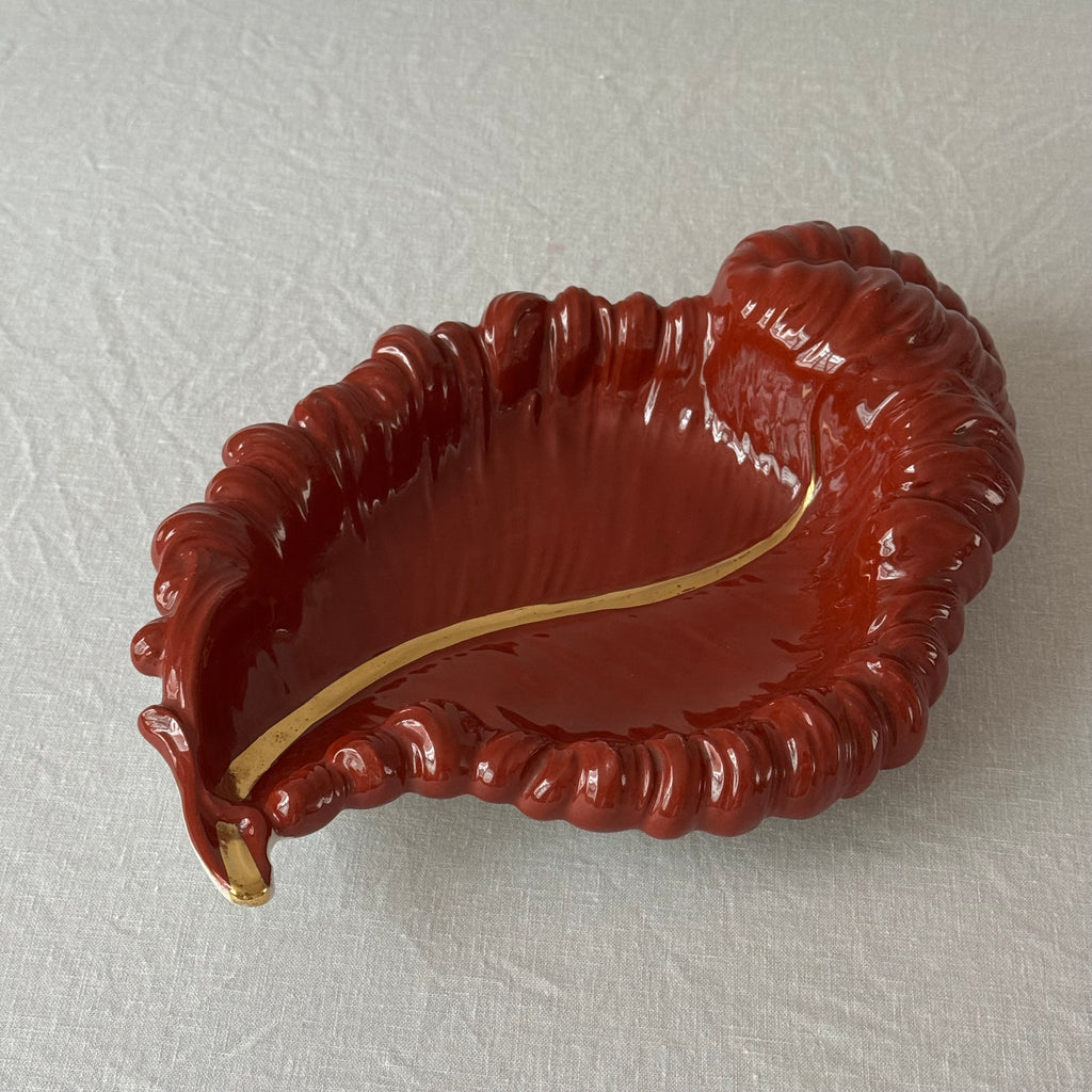 Porcelaine de Paris Leaf Bowl