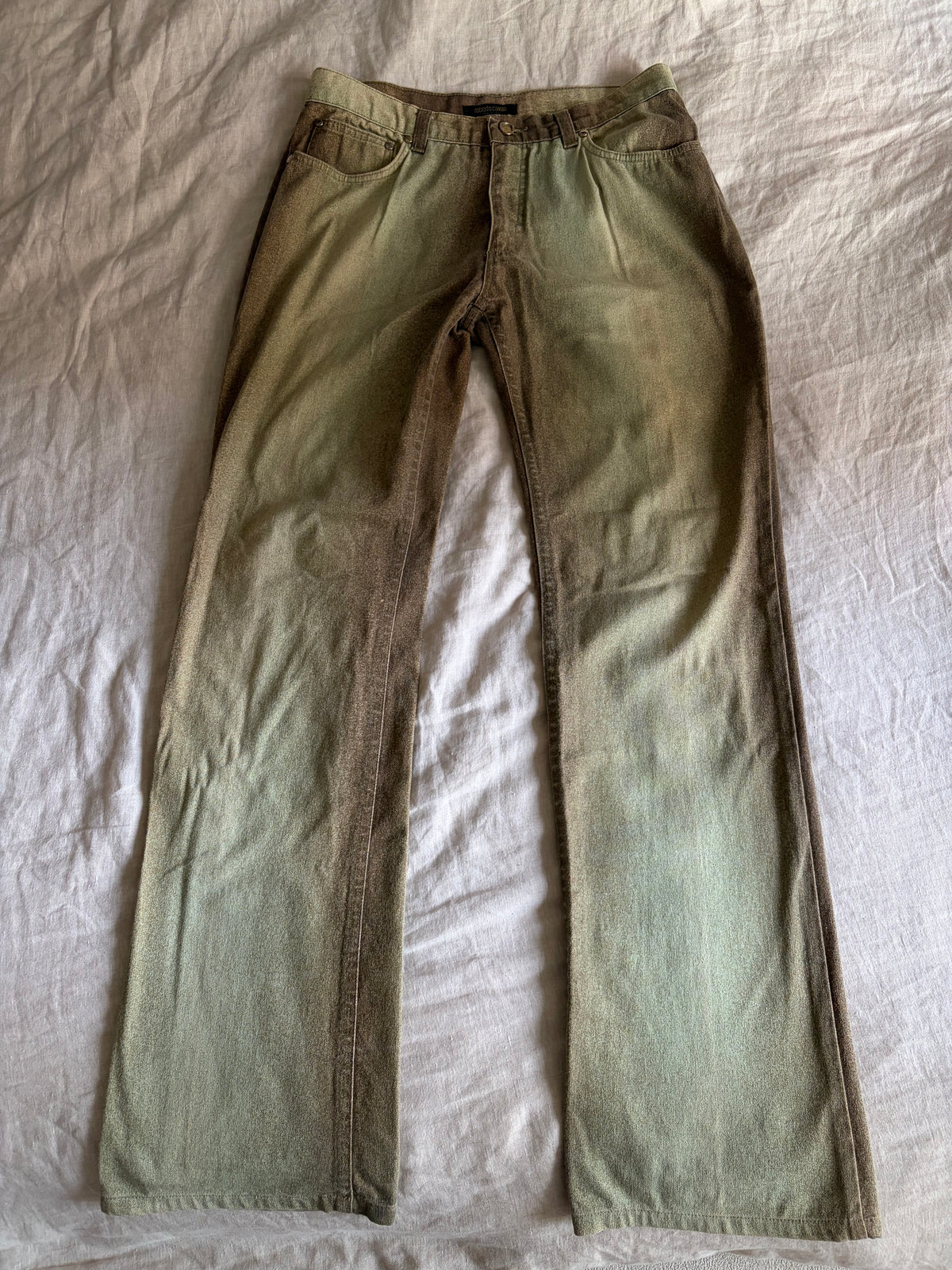 SS2002 Roberto Cavalli Beige Sand Gradient Pants