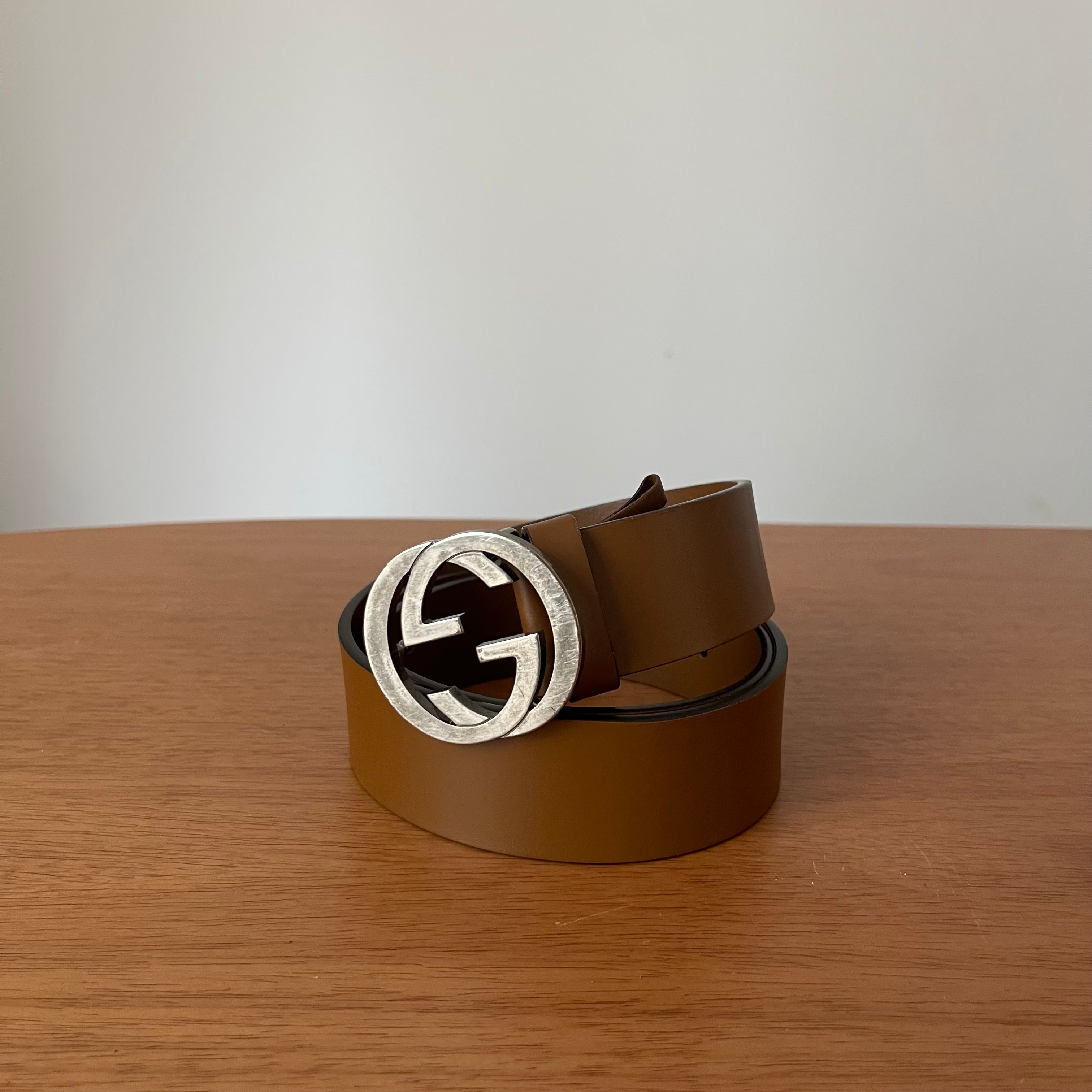 Gucci Interlocking G Leather Belt