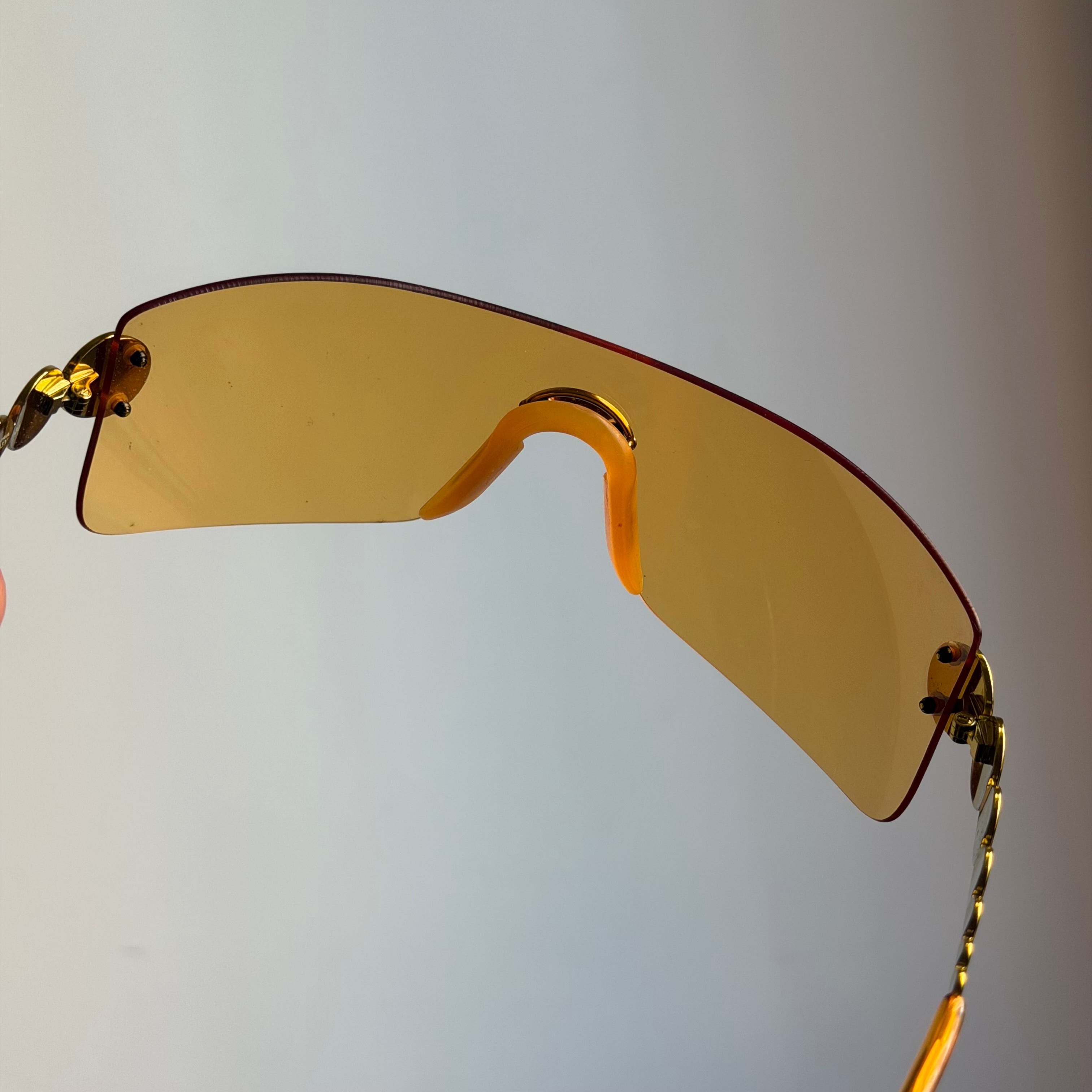 Christian Dior by John Galliano Millenium Yellow Sunglasses