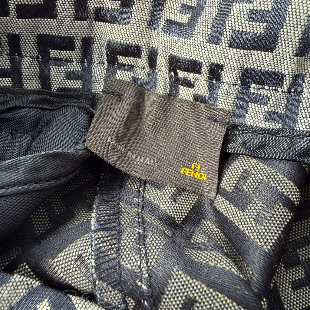 Fendi Blue Monogram Zucchino Pants