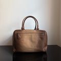 Bottega Veneta Brown Ombre Leather Brera Bowler Bag