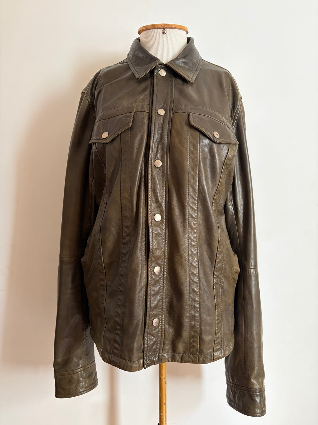 Diesel KAOS Leather Jacket
