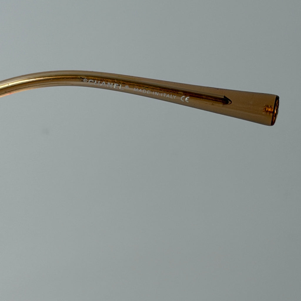 Chanel 2000s Crystal Sunglasses