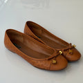 Louis Vuitton Debbie Leather Monogram Flats