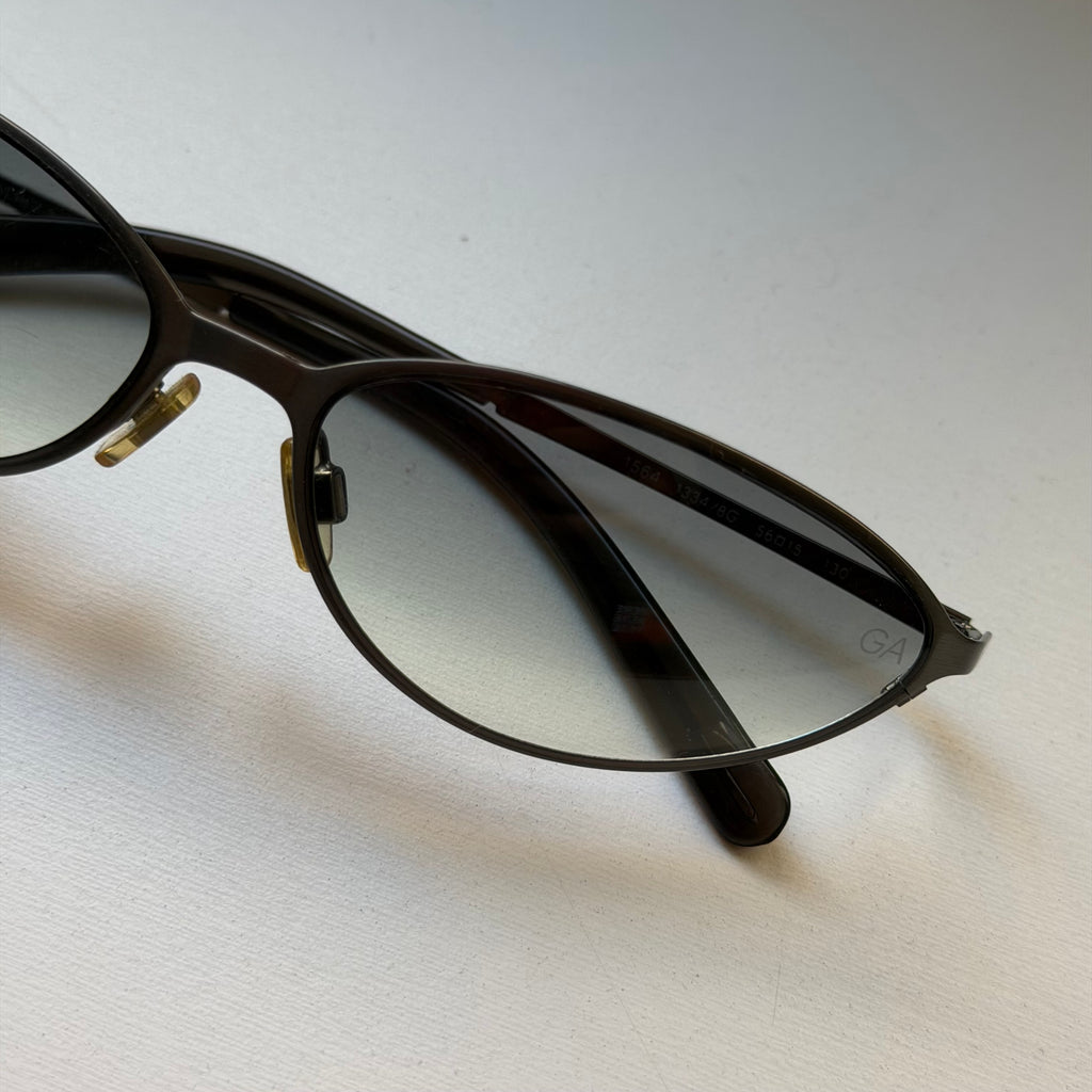 Giorgio Armani 90s Silver Sunglasses