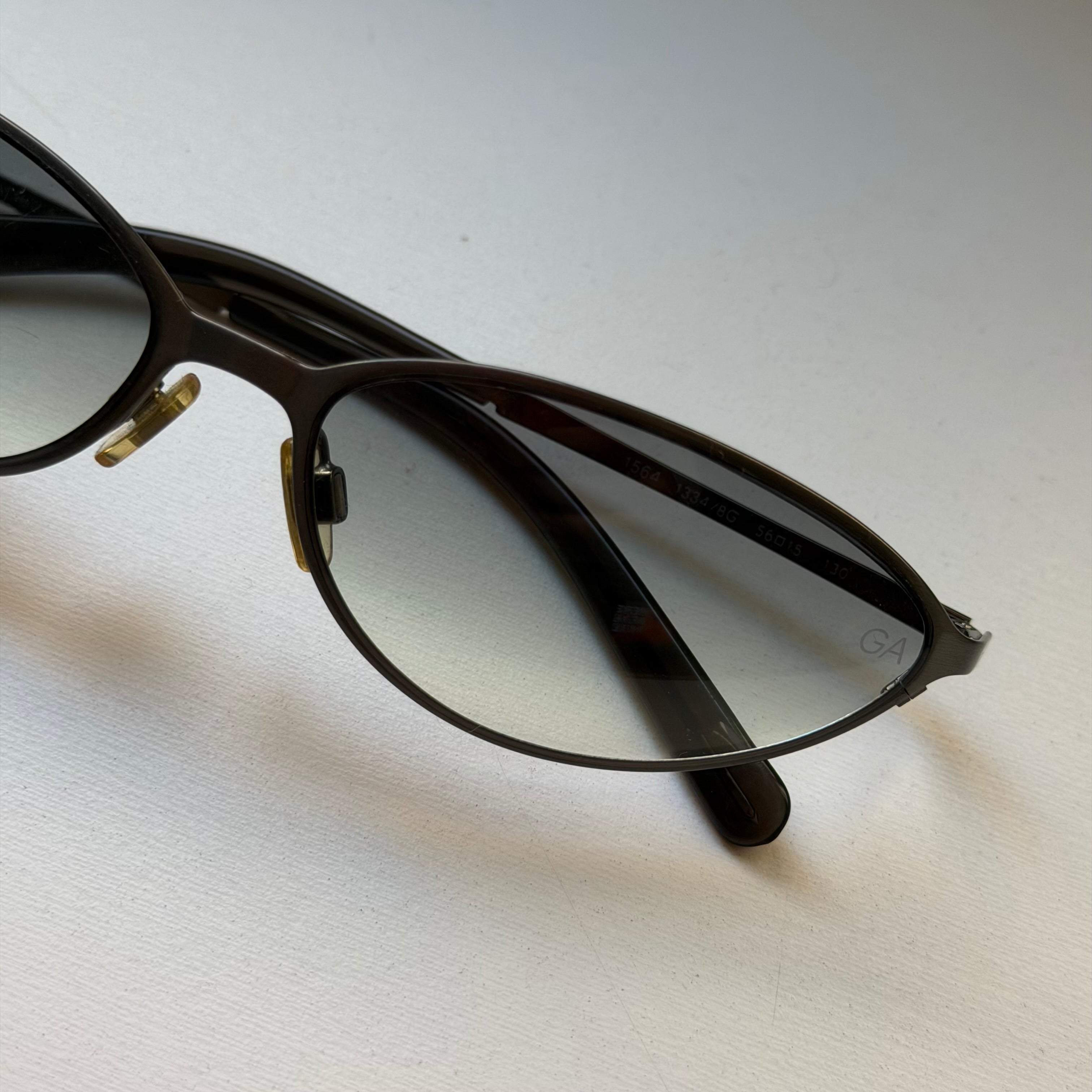 Giorgio Armani 90s Silver Sunglasses