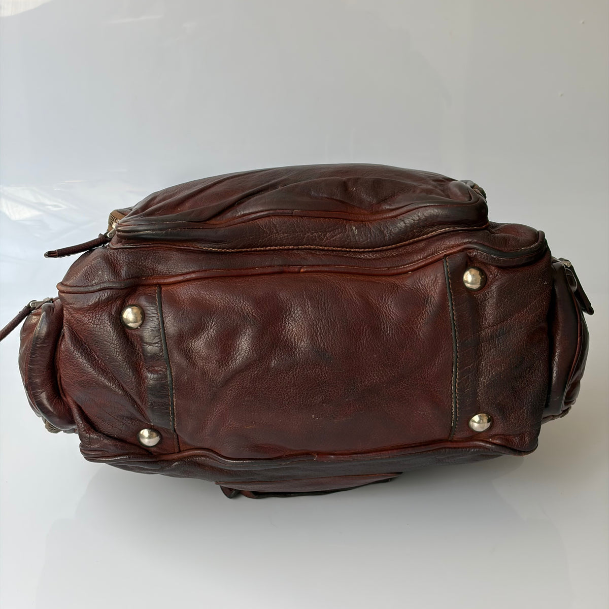 Prada Washed Bauletto Bag
