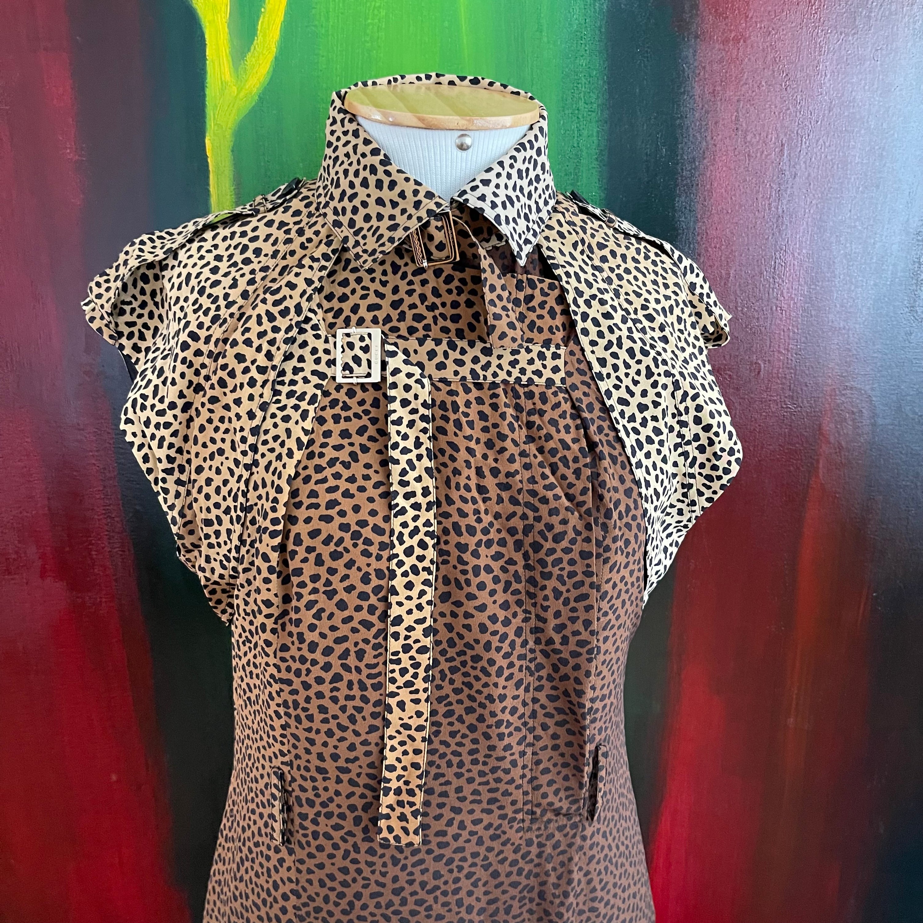 Gucci Pre-Fall 2010 Leopard Print Silk Dress