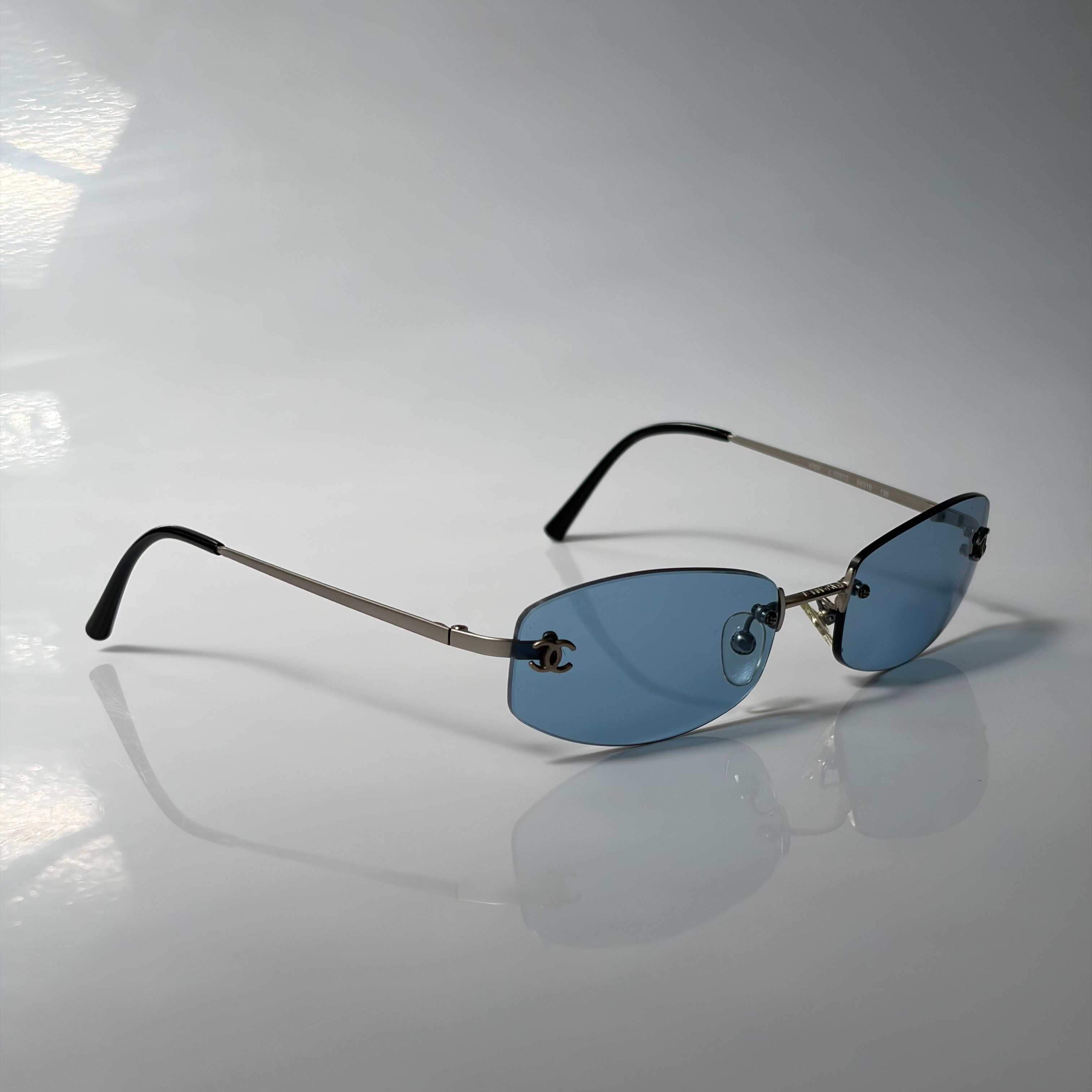 Chanel 4002 Blue Transparent Sunglasses