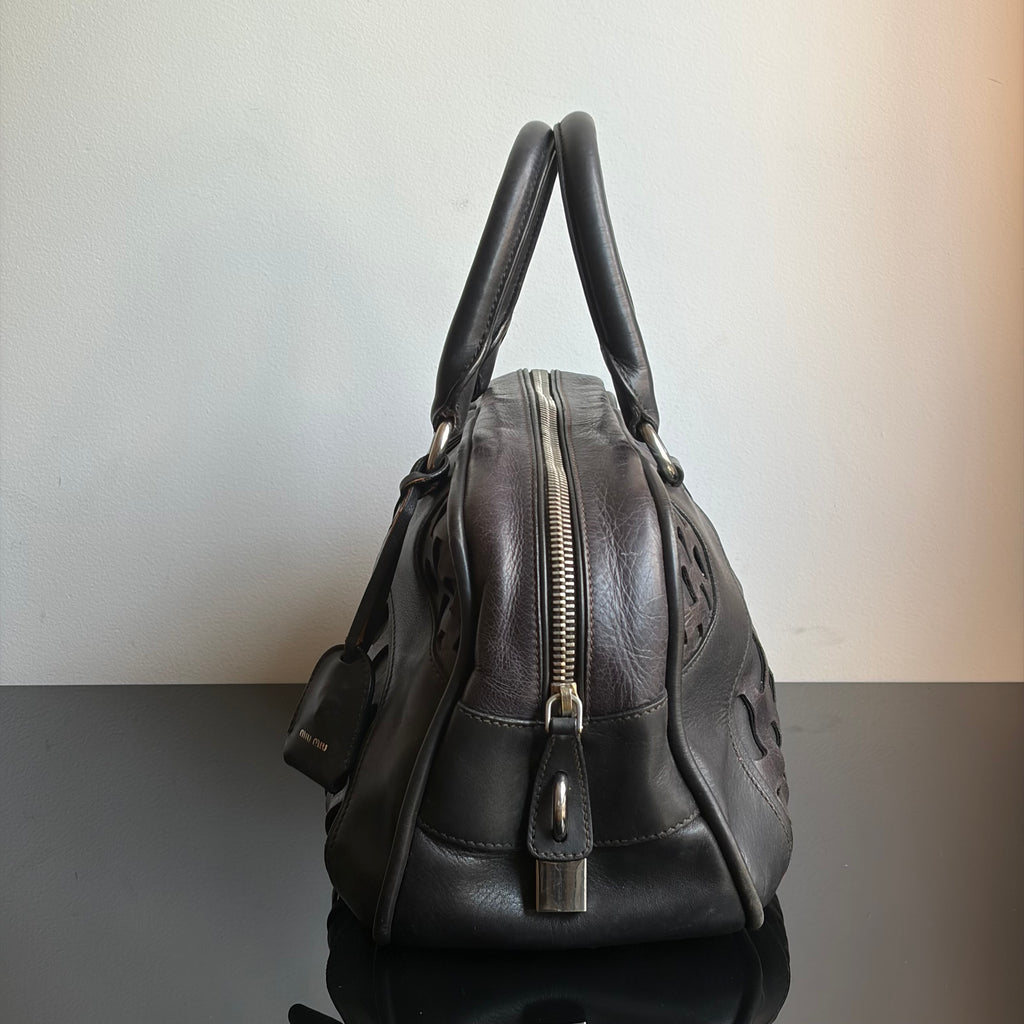 Miu Miu F/W 2008 Laser Cut Bowling Bag