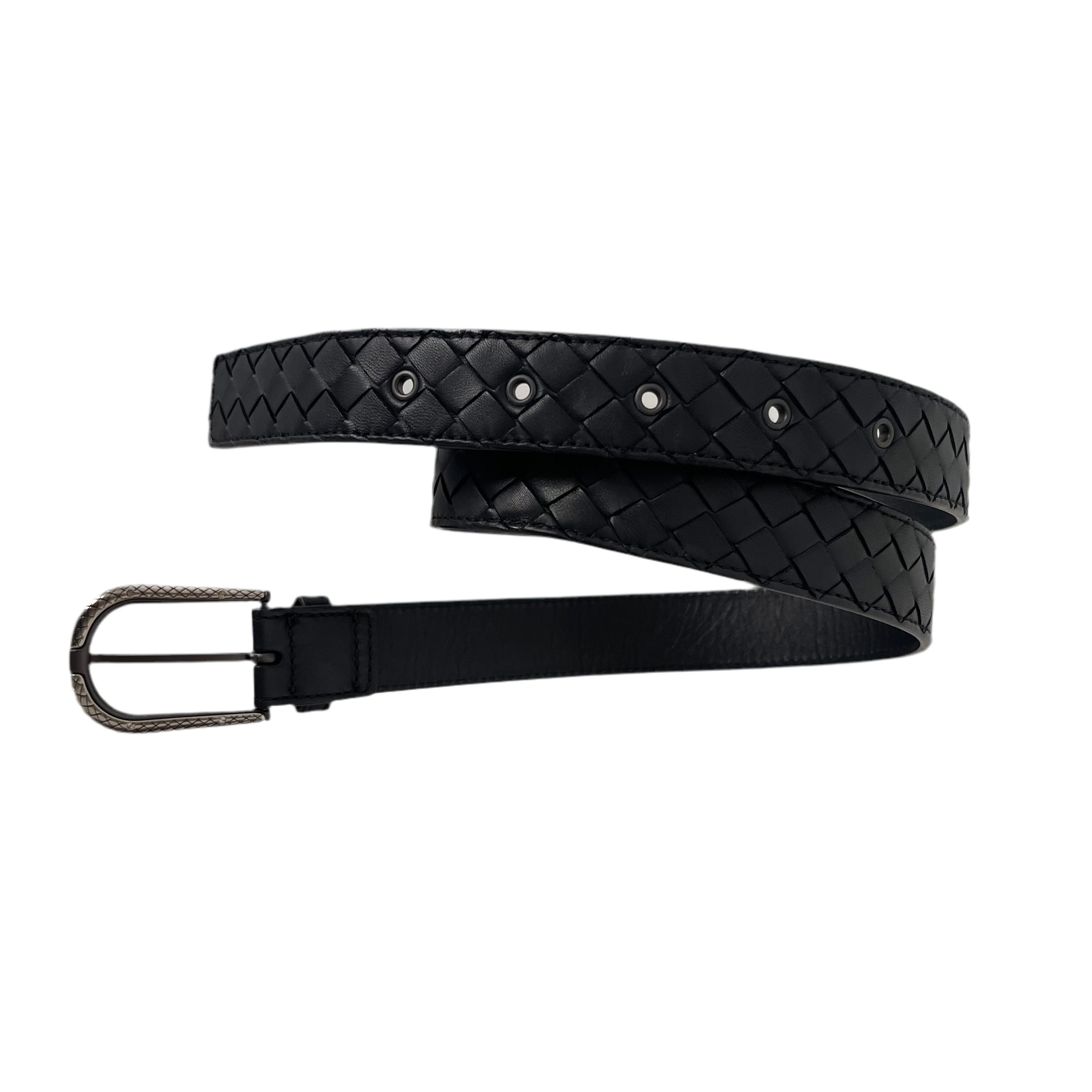 Bottega Veneta Intrecciato Leather Belt