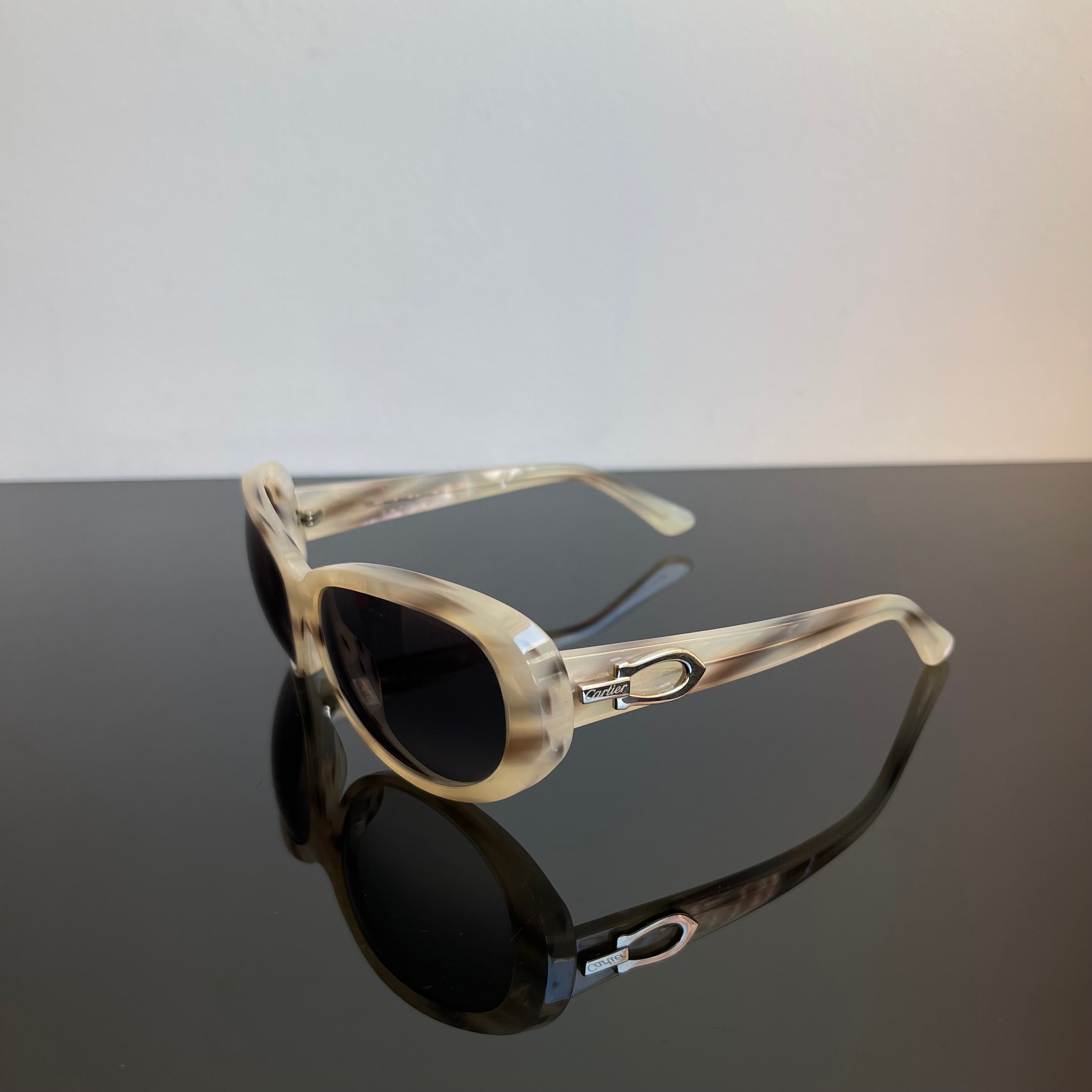 Cartier Pearly White Sunglasses