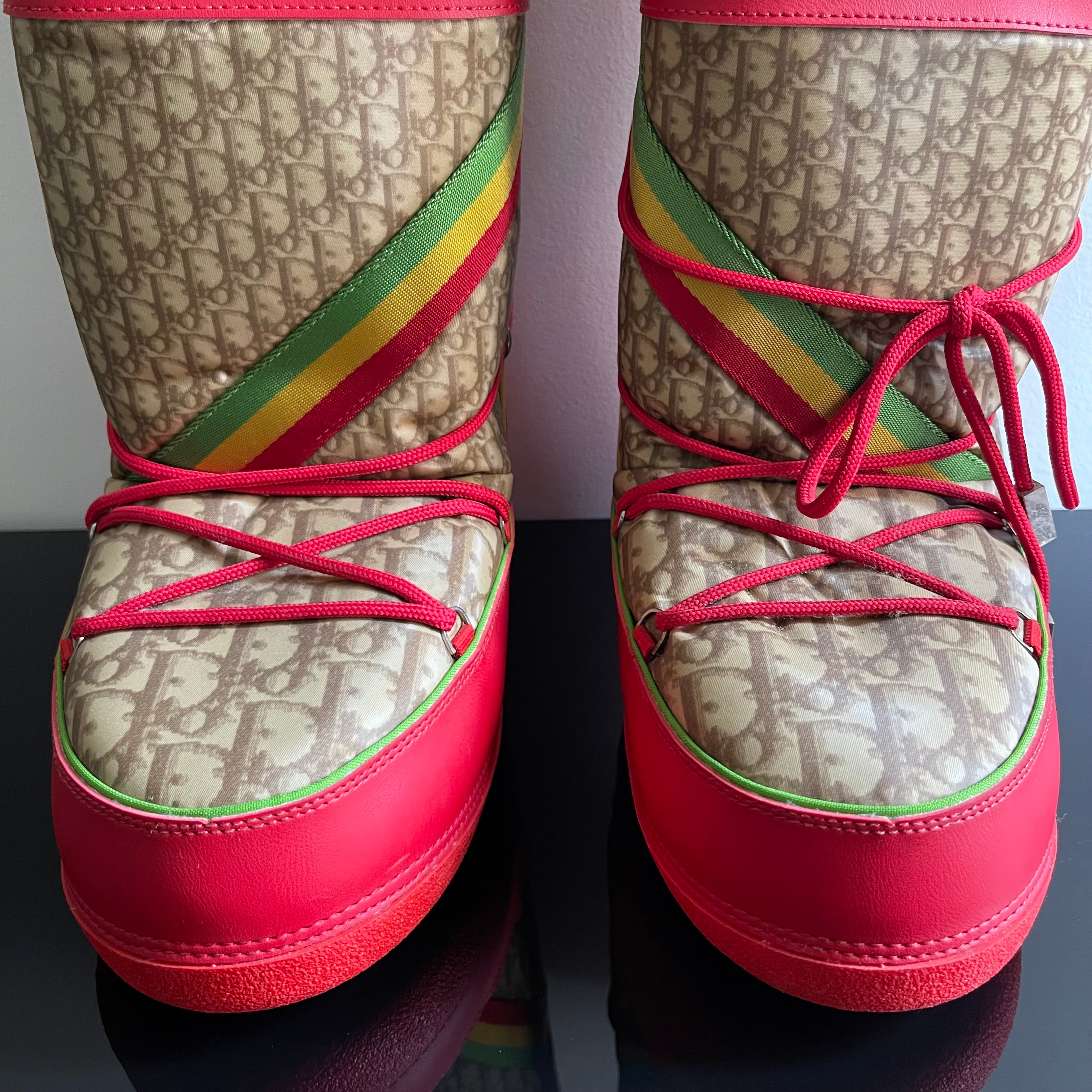 Christian Dior Rasta Diorissimo Moon Boots