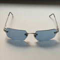 Vintage Armani Blue Squared Sunglasses