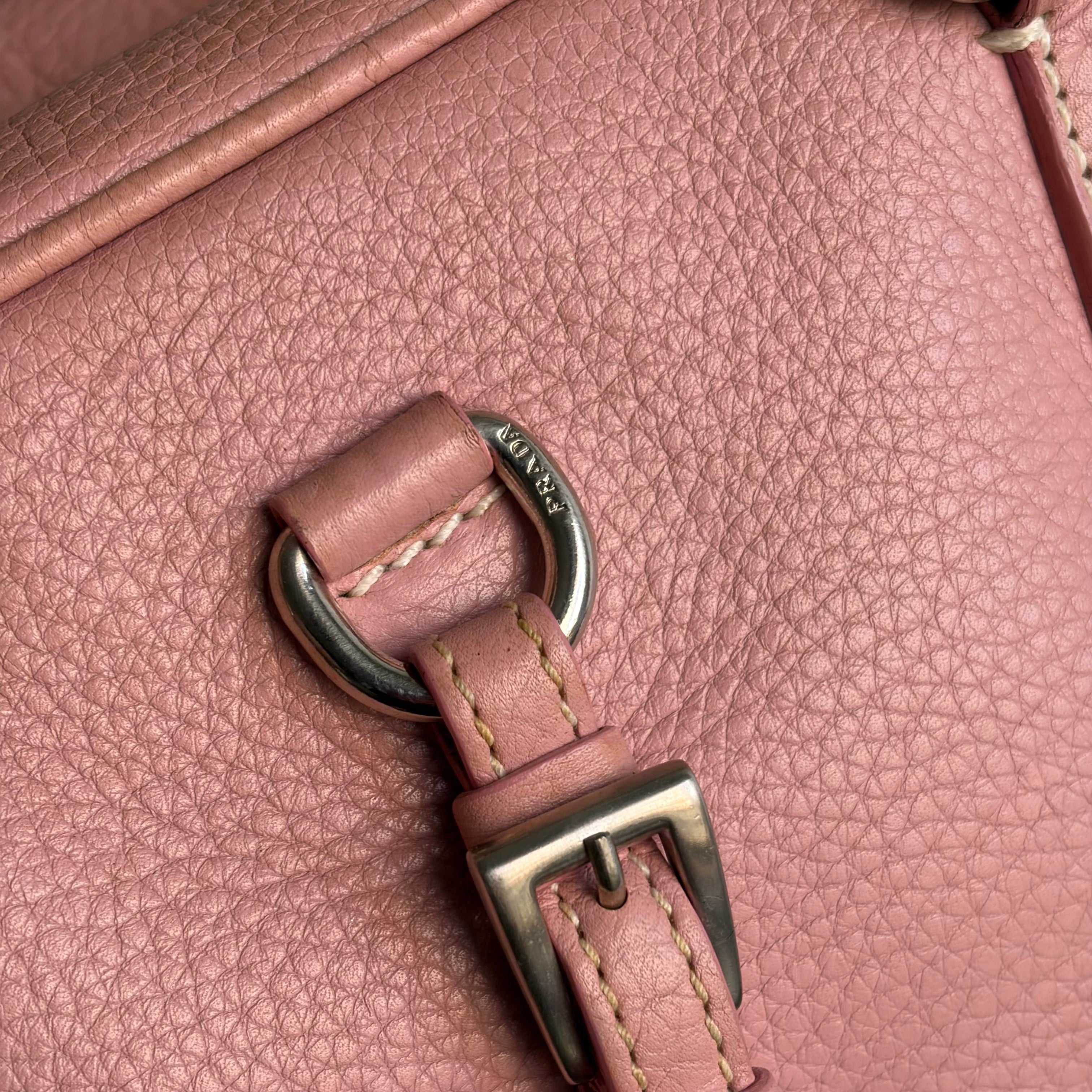 Prada 2000s Baby Pink Bauletto Bag