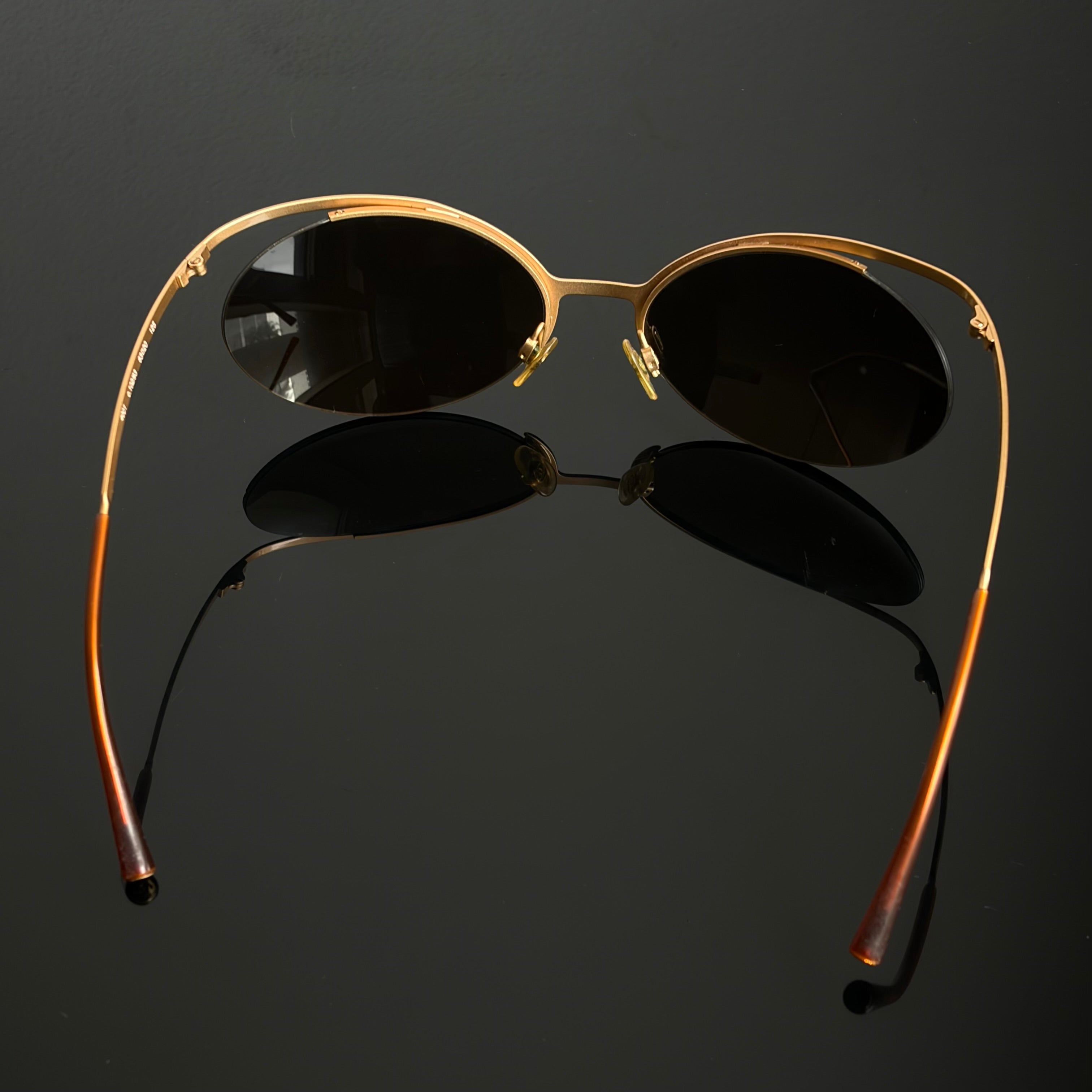 Chanel S/S 2000 4001 Golden Sunglasses