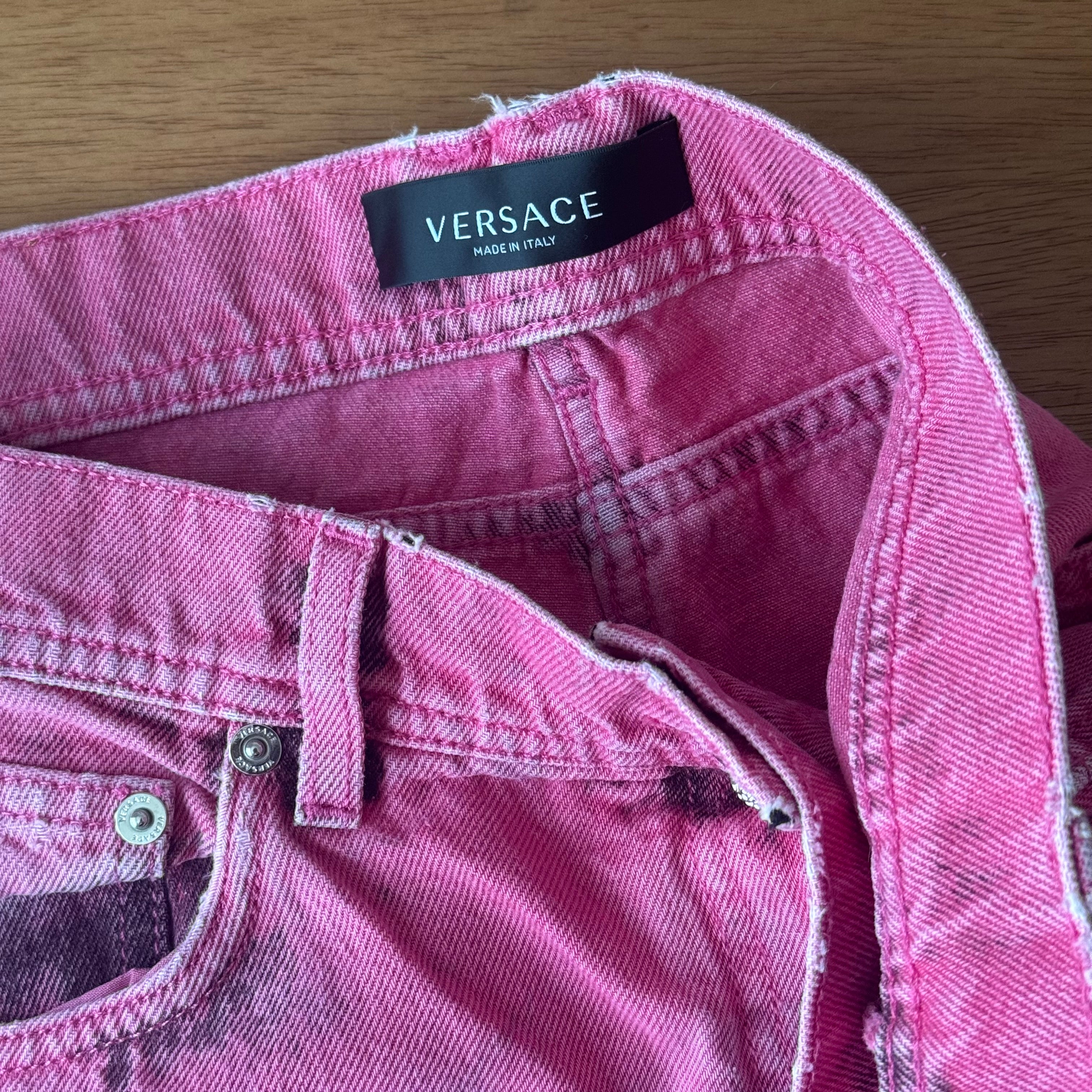 Versace S/S 2023 Cut Out Pink Pants
