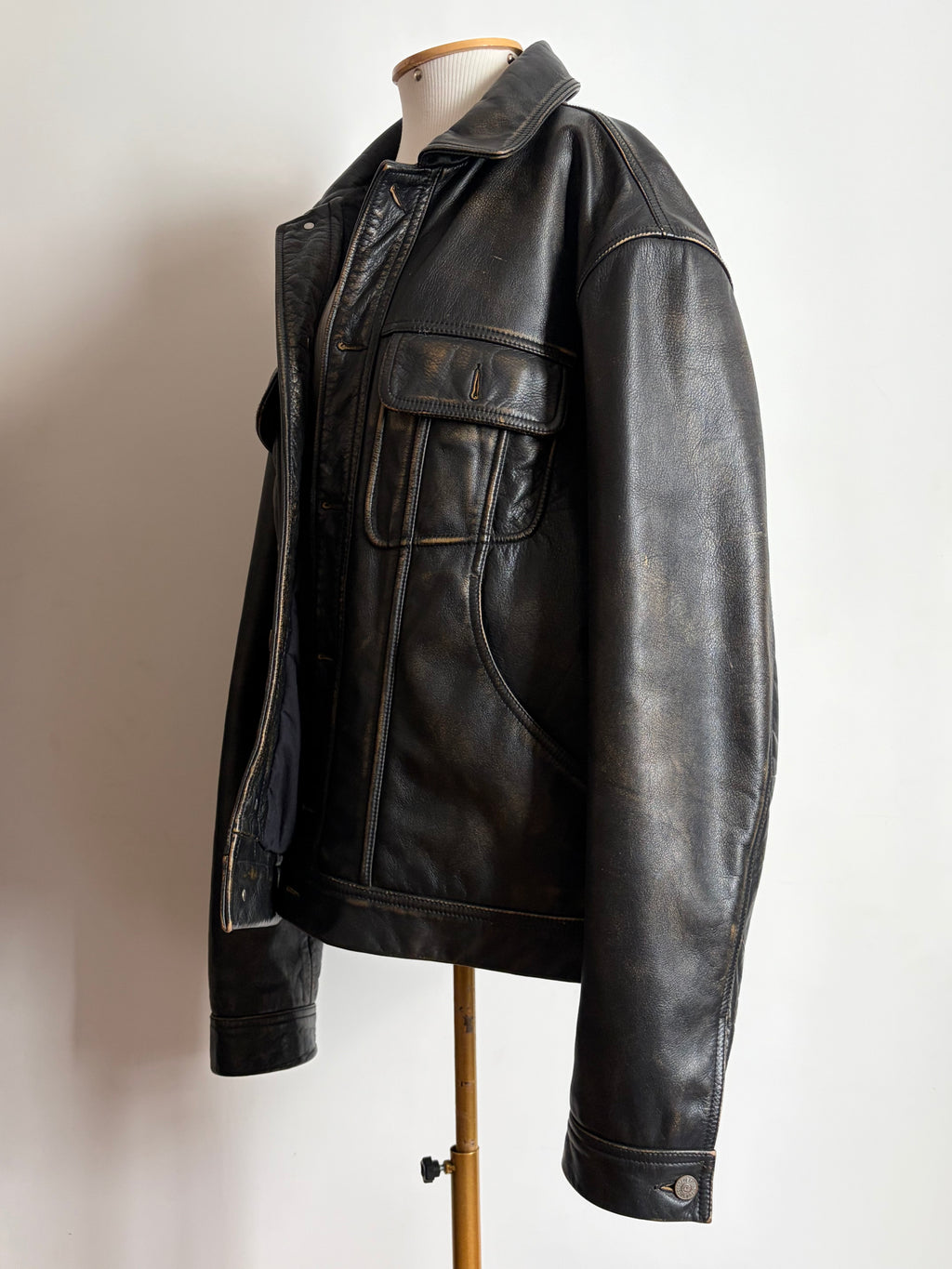 Diesel L-Riley Leather Jacket