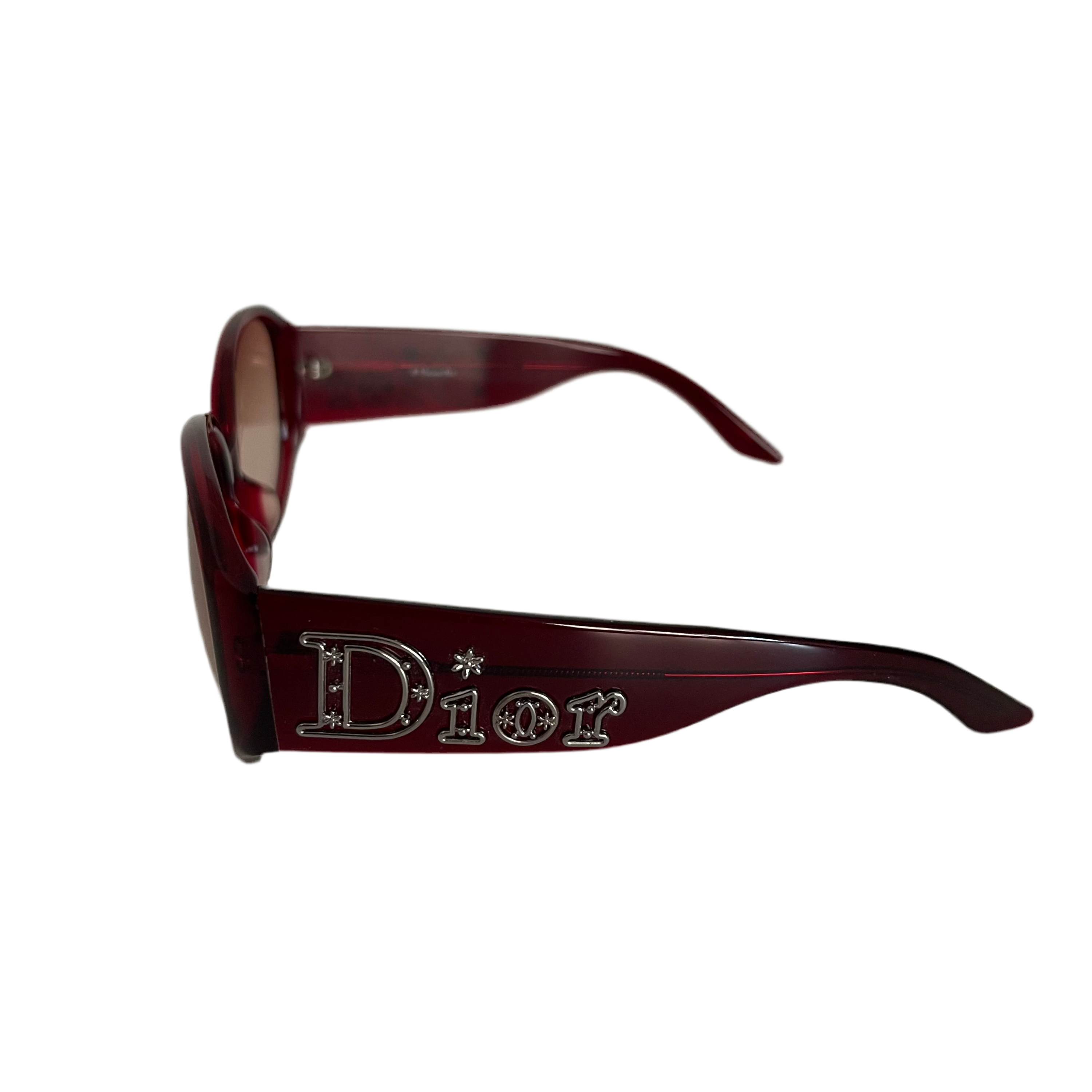 Christian Dior Aventura Red Wine Sunglasses