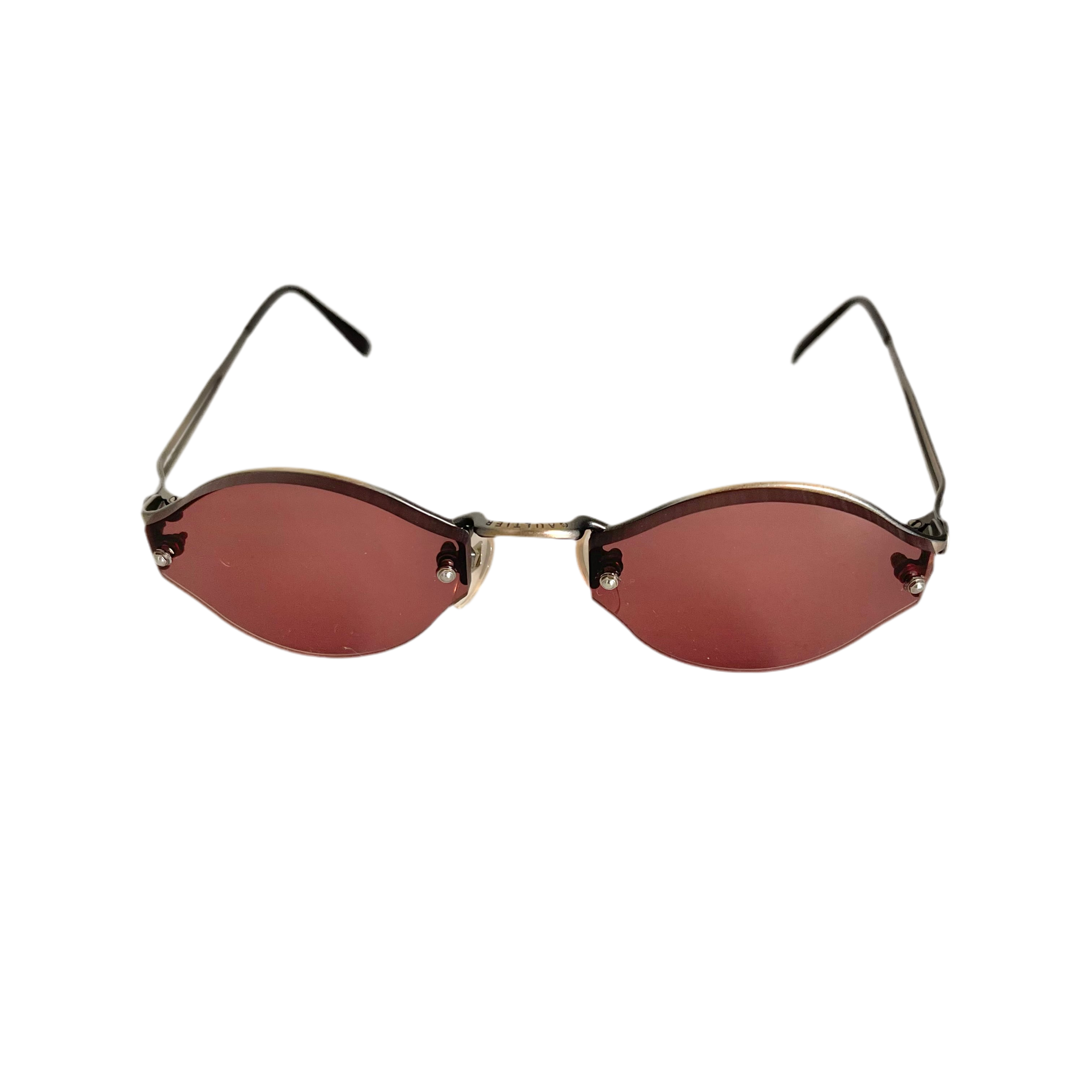 Jean Paul Gaultier 54-7711 Red sunglasses