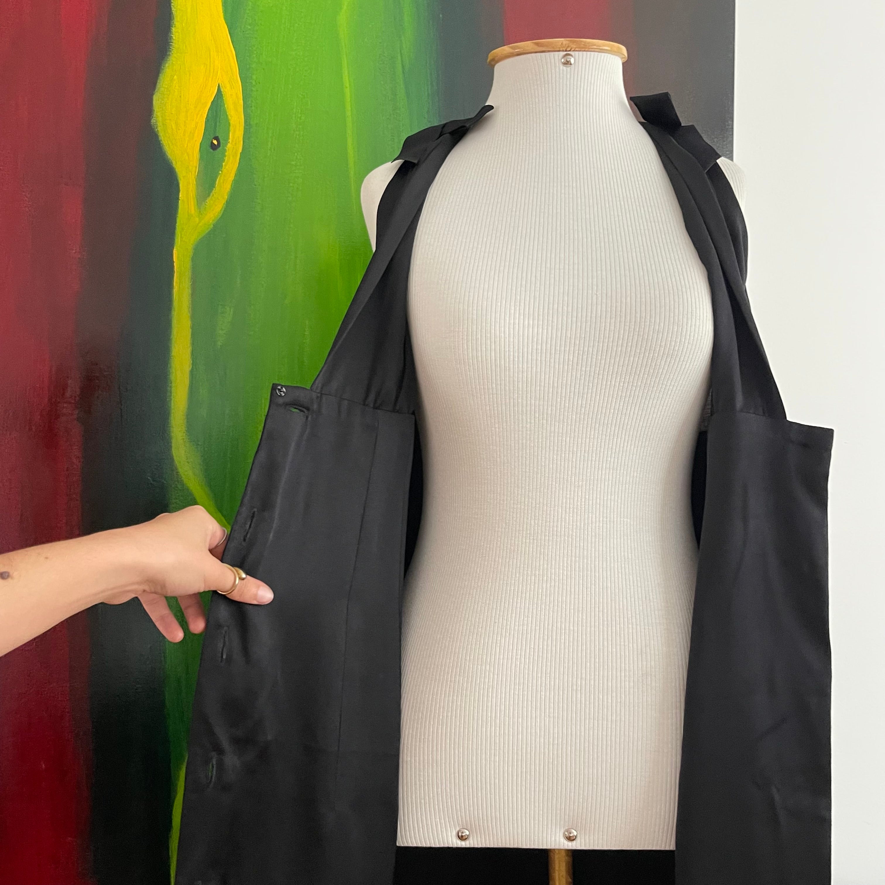 Chanel F/W 2007 Black Silk Dress