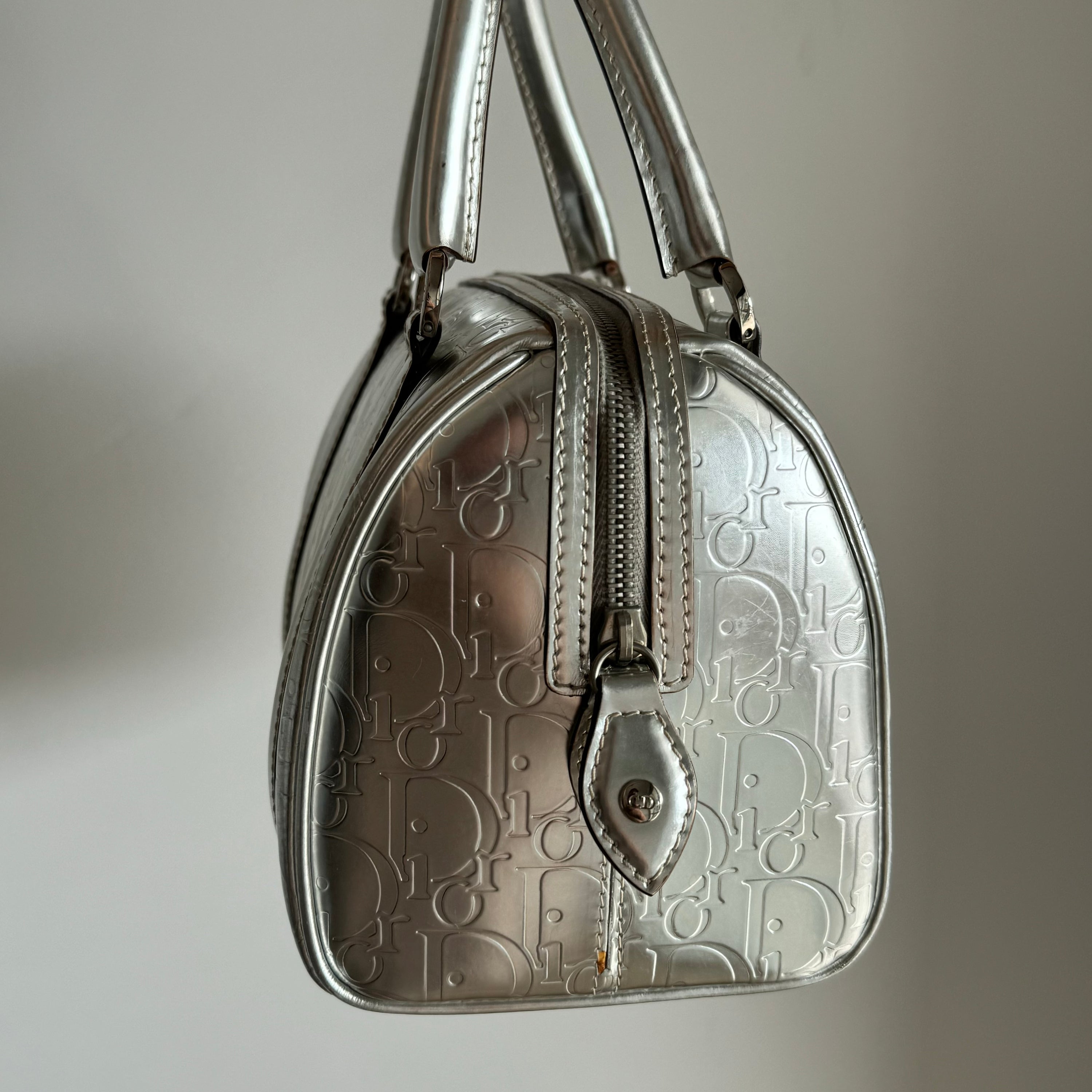 Dior 2008 Metallic Boston Bag