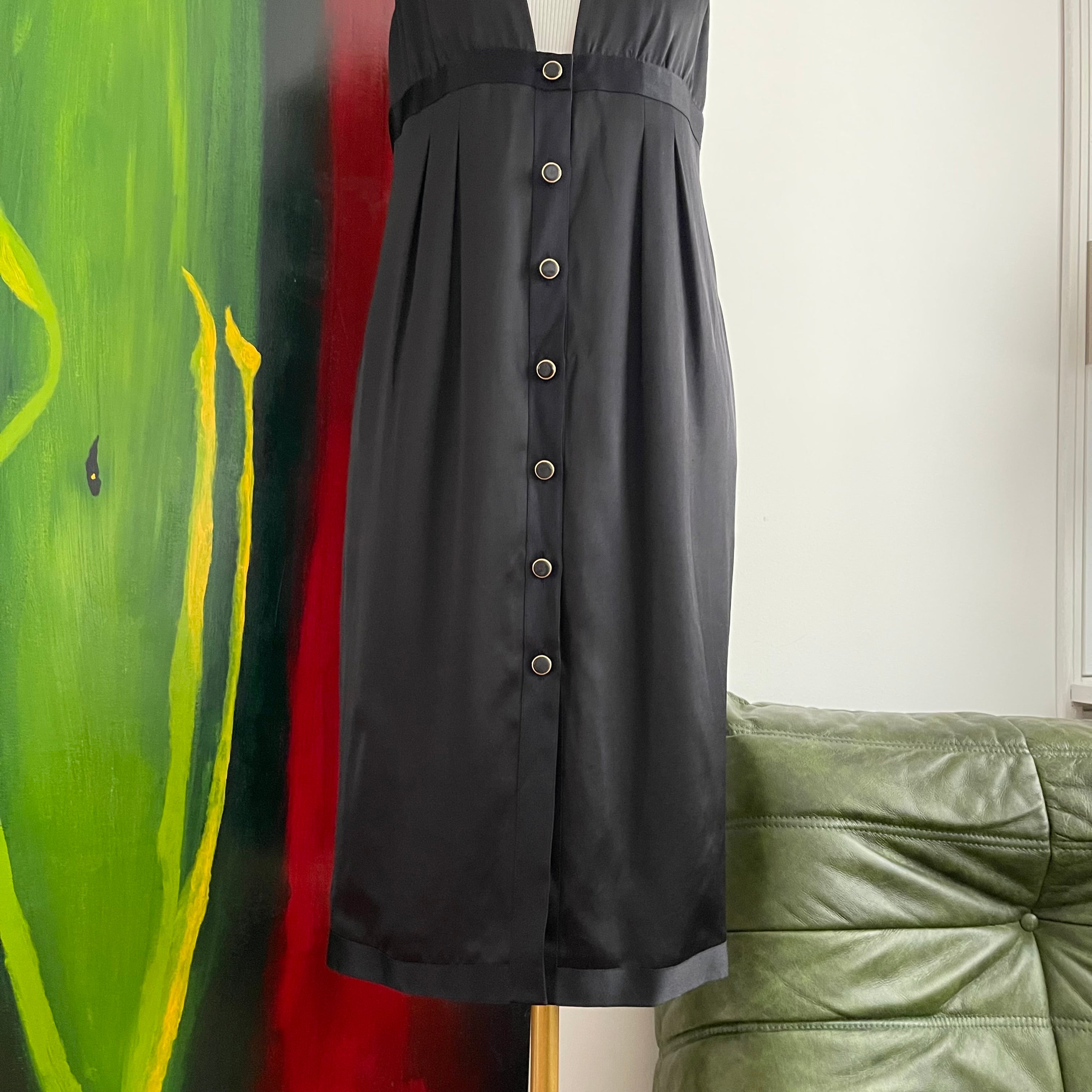 Chanel F/W 2007 Black Silk Dress