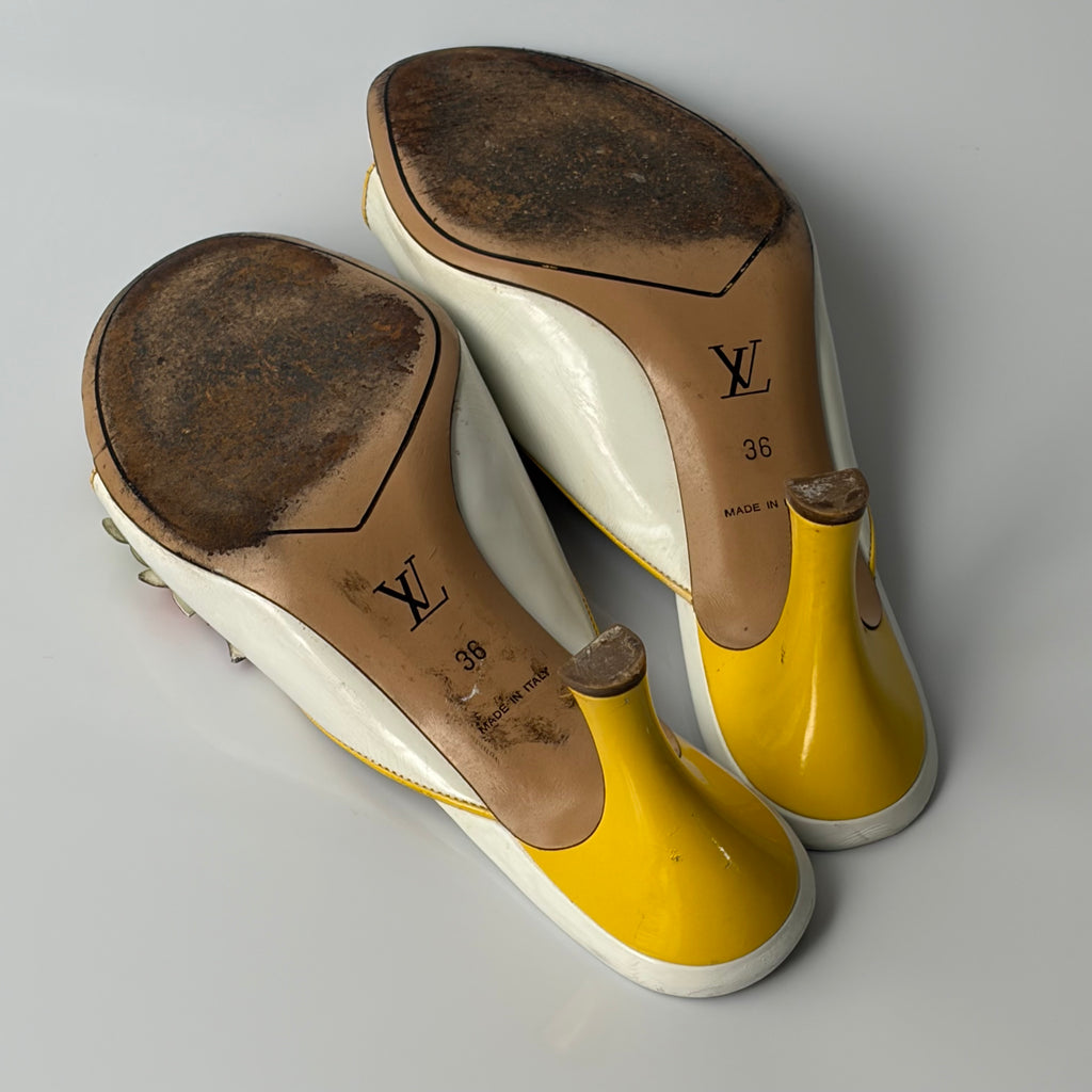 Louis Vuitton Multicolor Floral Heels