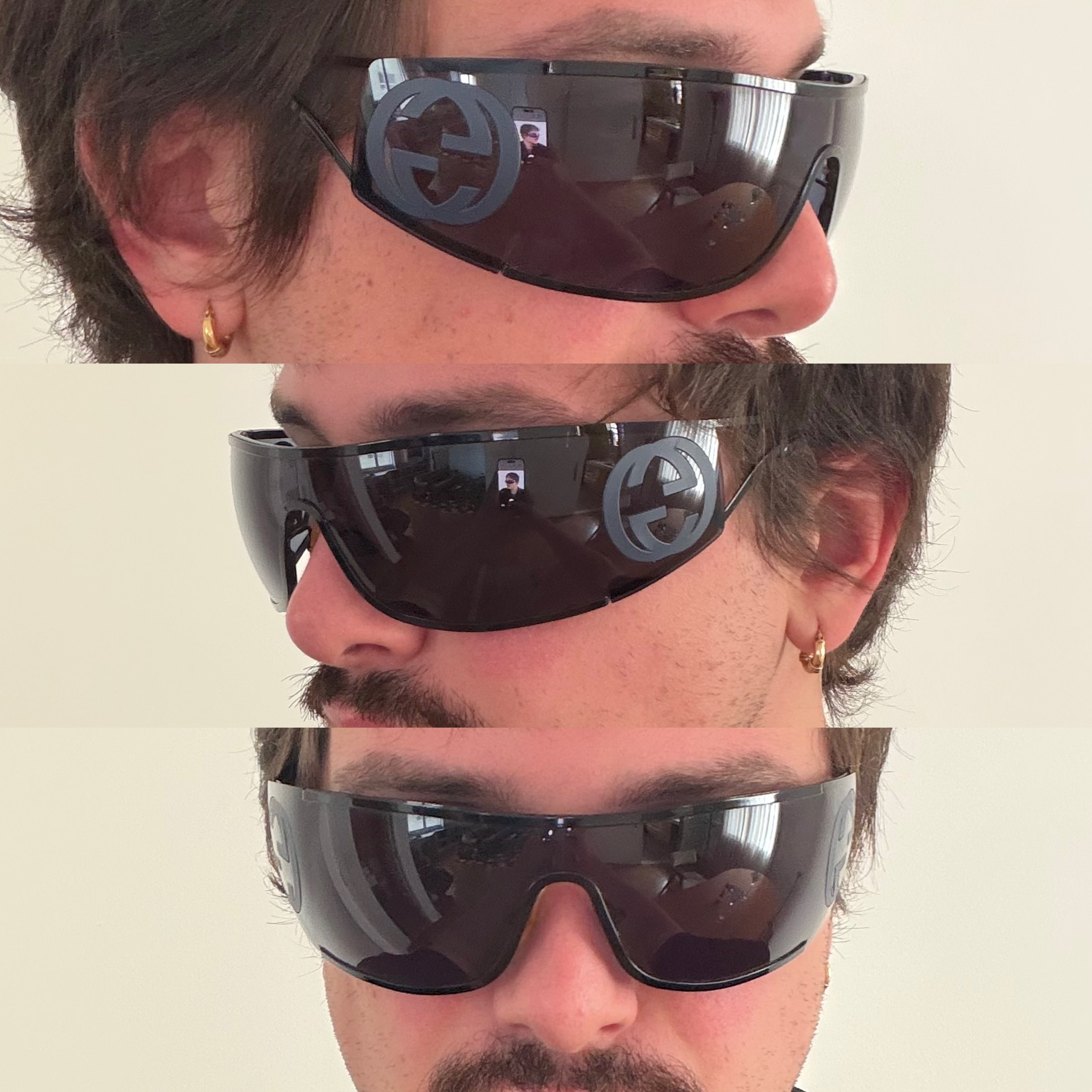Gucci Logo Mask Sunglasses