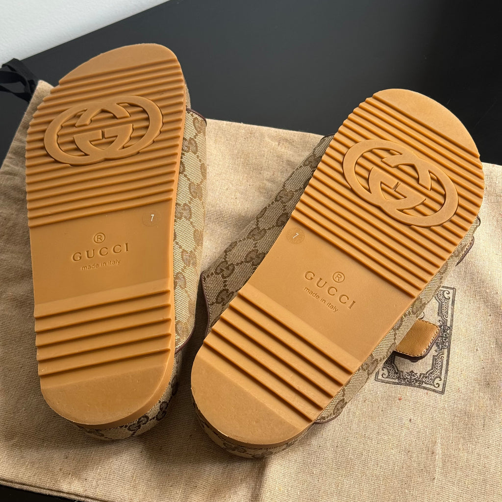 Gucci Monogram Sandals