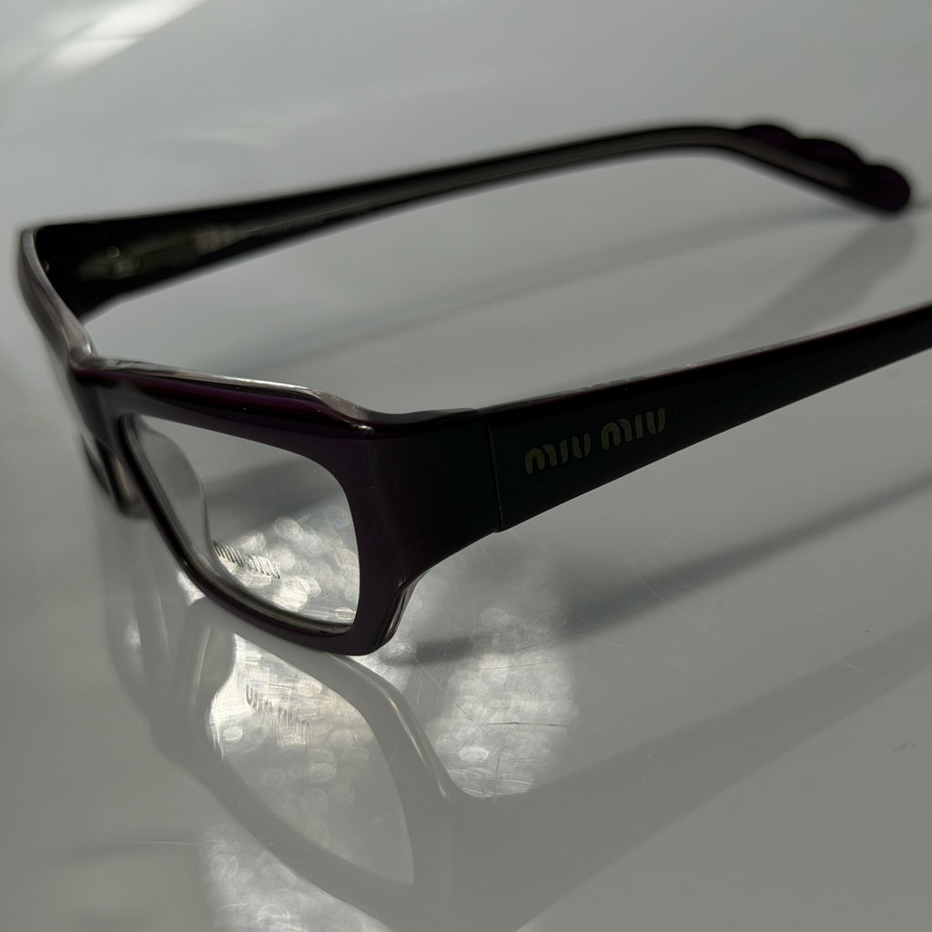 Miu Miu Purple Glasses