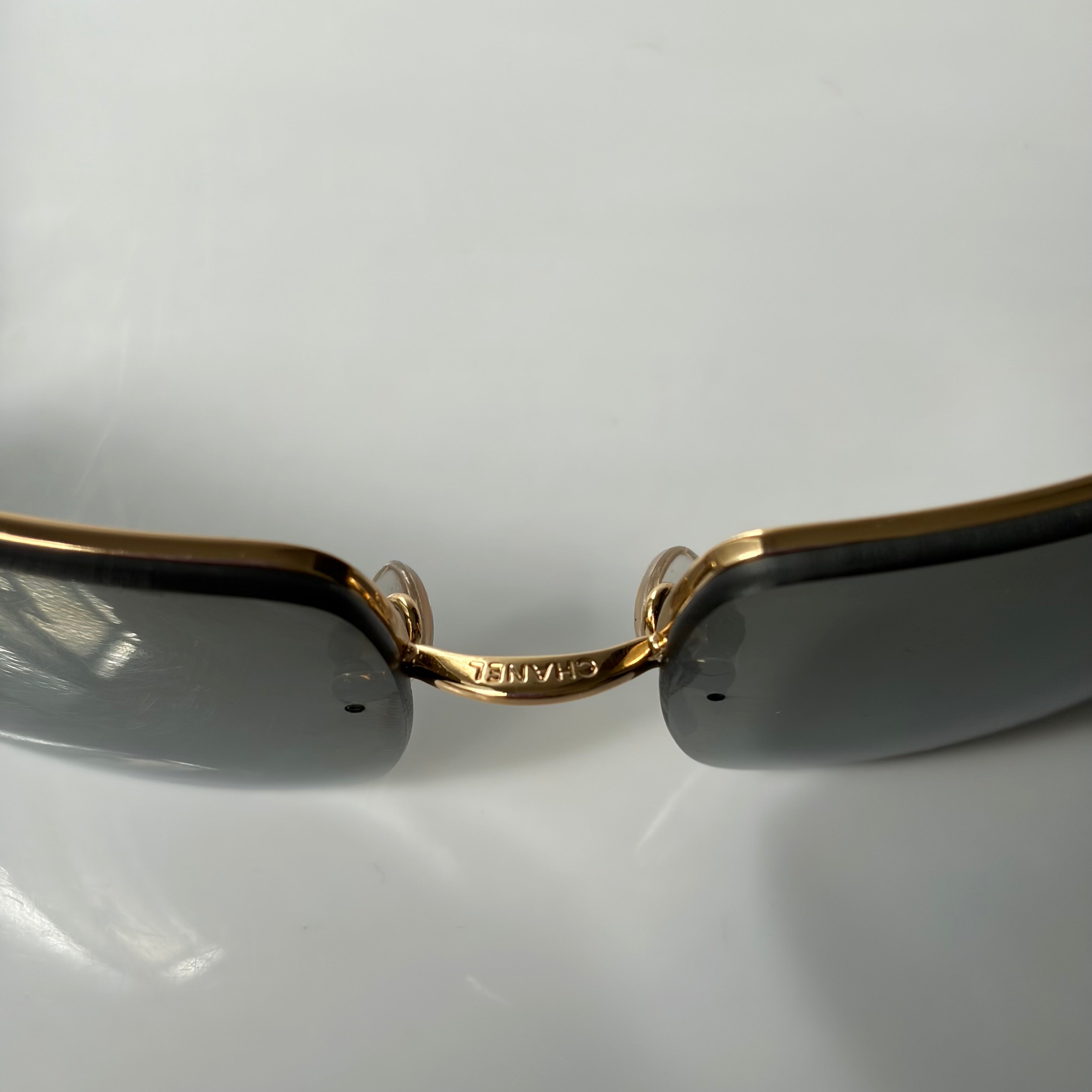 Chanel 4104 Strass Golden Sunglasses