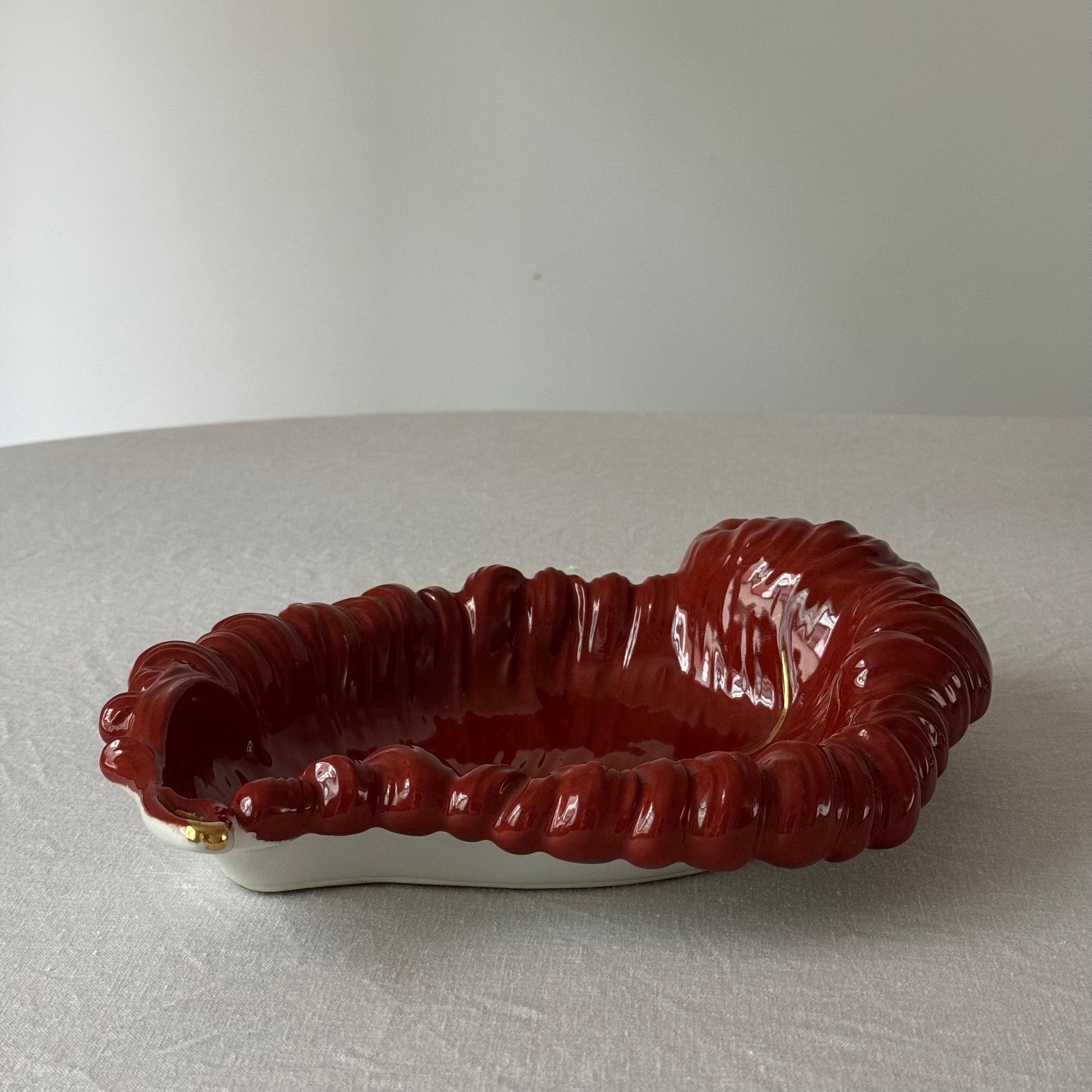 Porcelaine de Paris Leaf Bowl