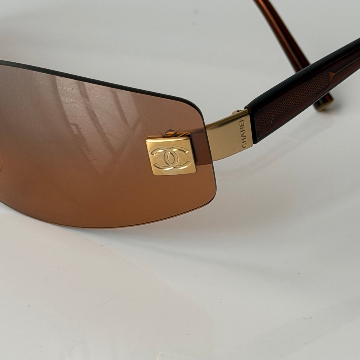 Chanel 2000s Orange Sunglasses