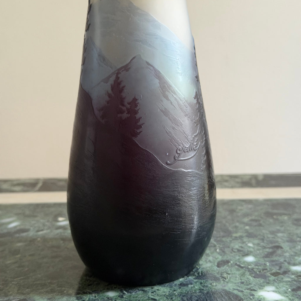 Émile Galle “La Ligne bleu des Vosges” Vase