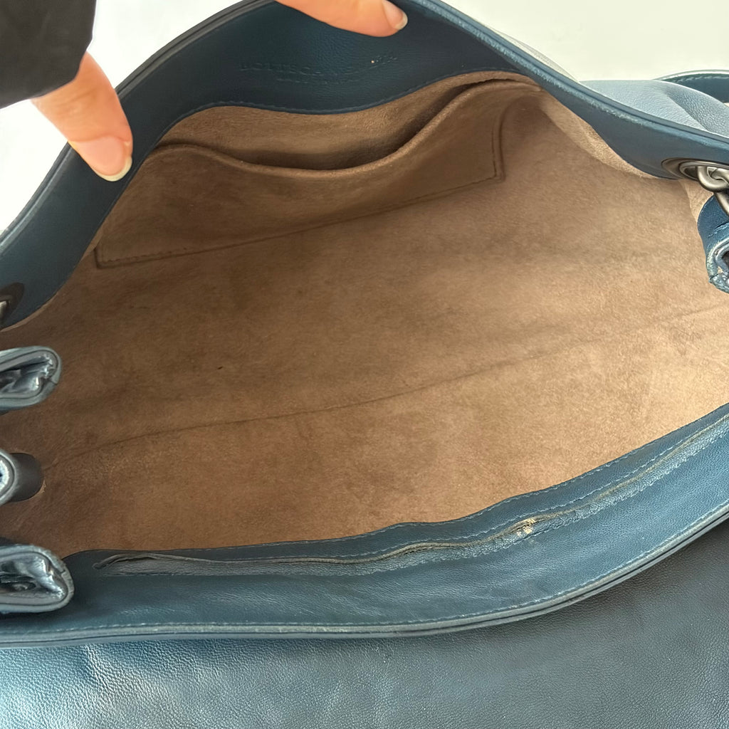 Bottega Veneta Intrecciato Flap Bag