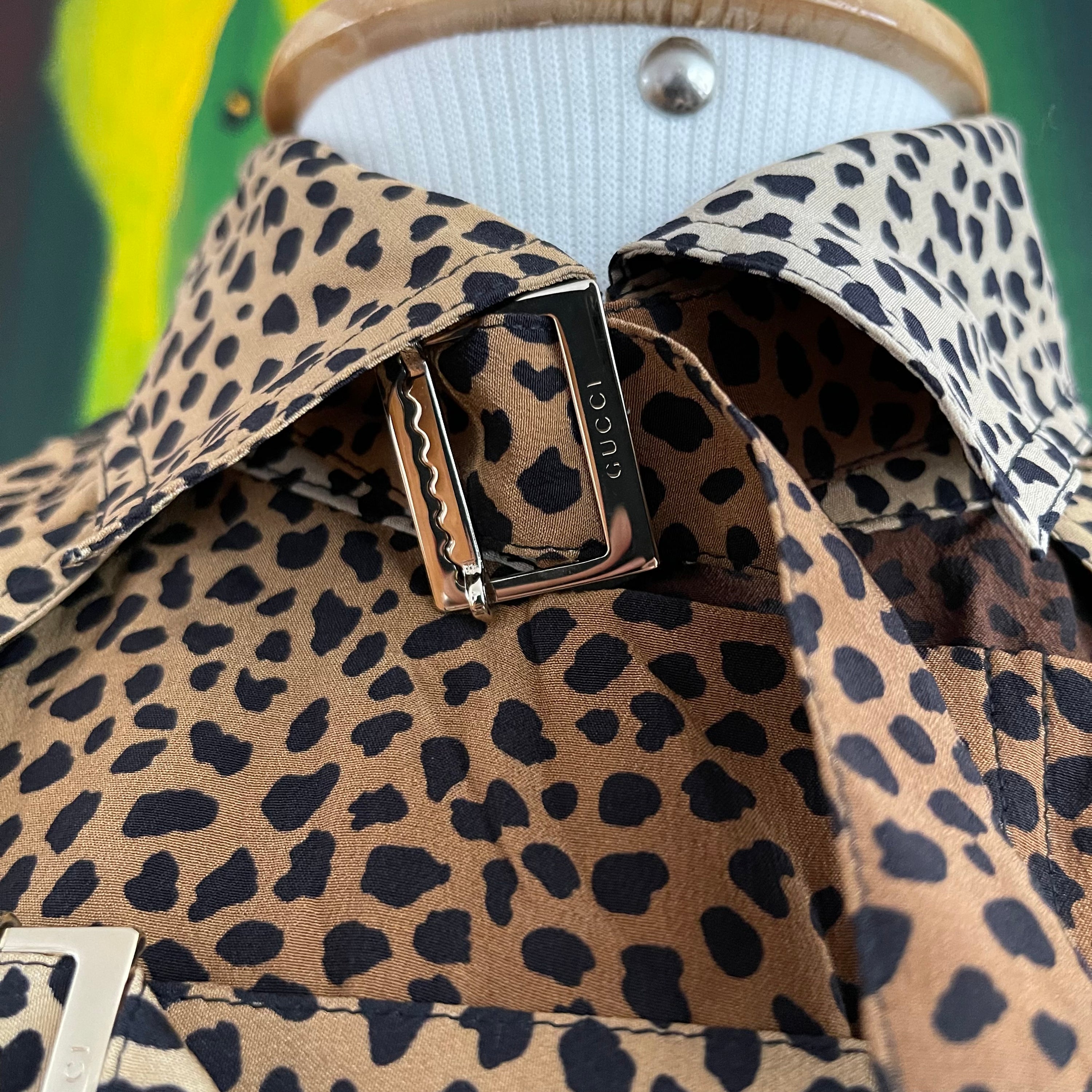 Gucci Pre-Fall 2010 Leopard Print Silk Dress