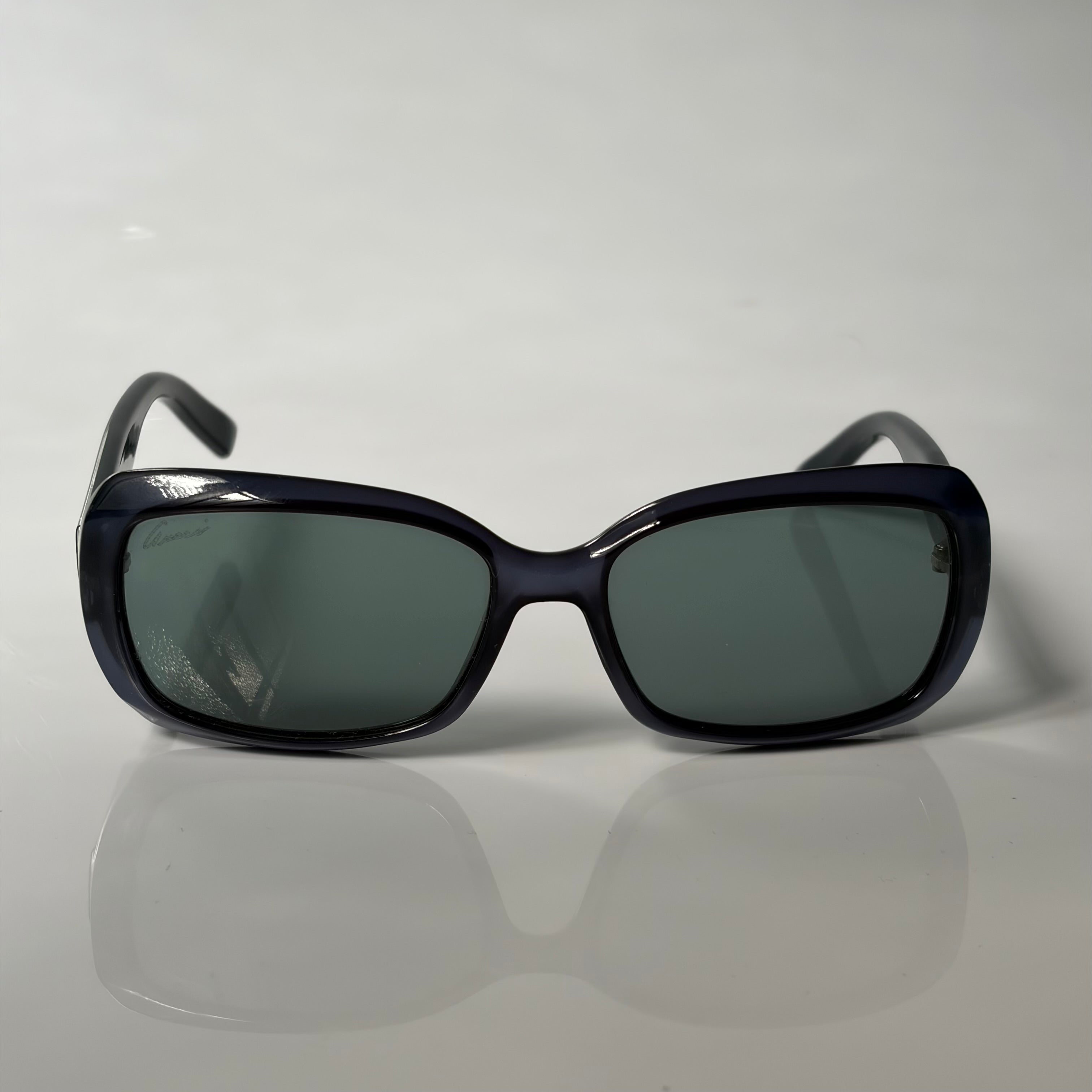 Gucci Vintage Monogram Blue Sunglasses