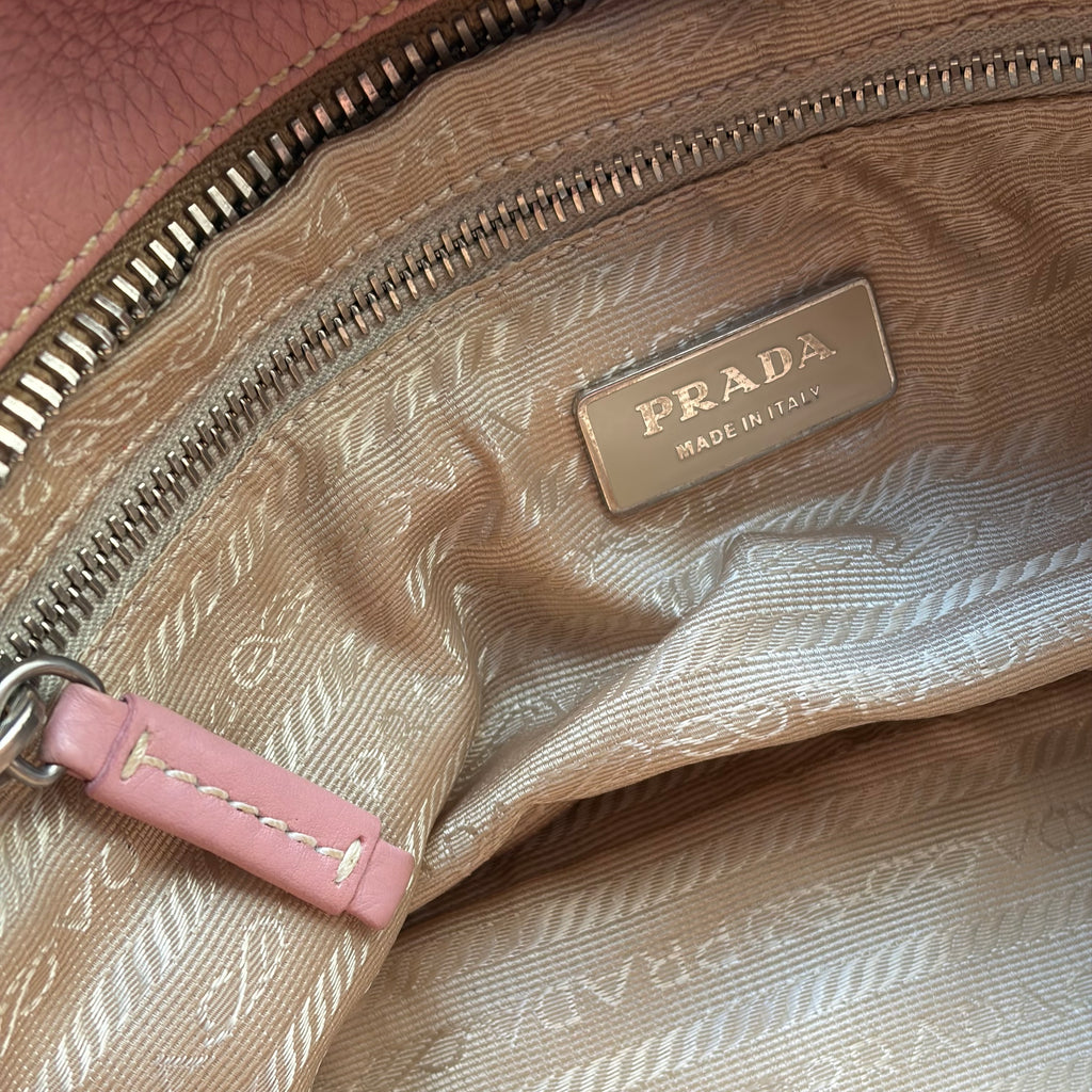 Prada 2000s Baby Pink Bauletto Bag