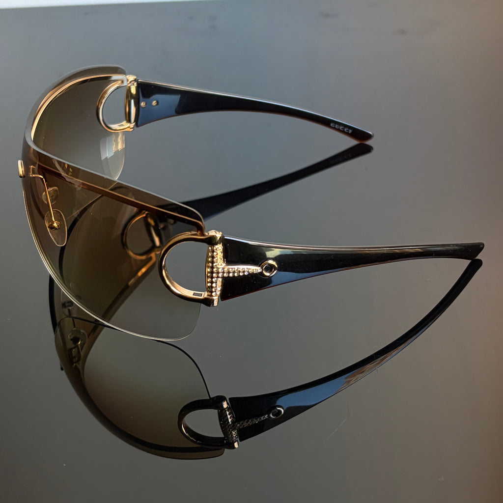 Gucci 2722 Horsebit Strass Sunglasses