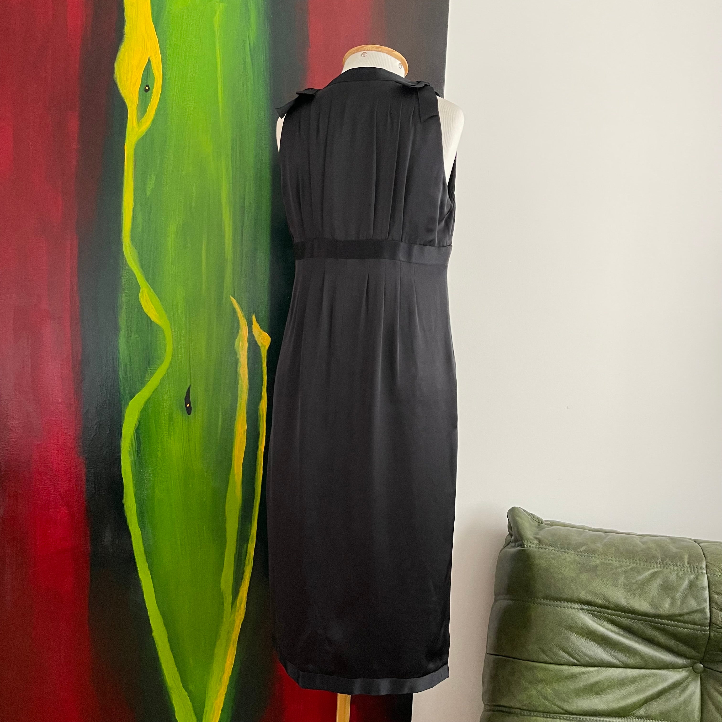 Chanel F/W 2007 Black Silk Dress