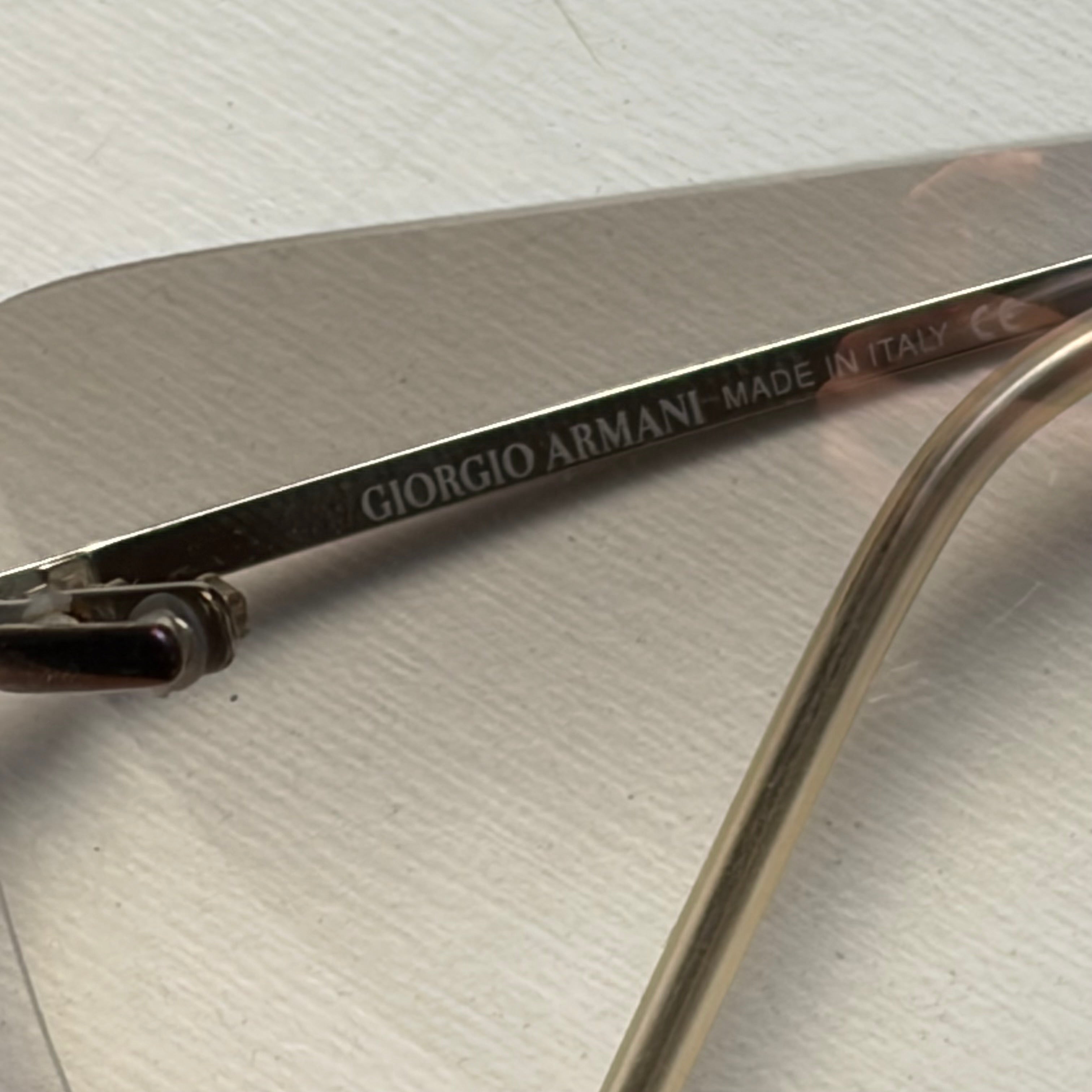 Giorgio Armani 2000s Clear Sunglasses