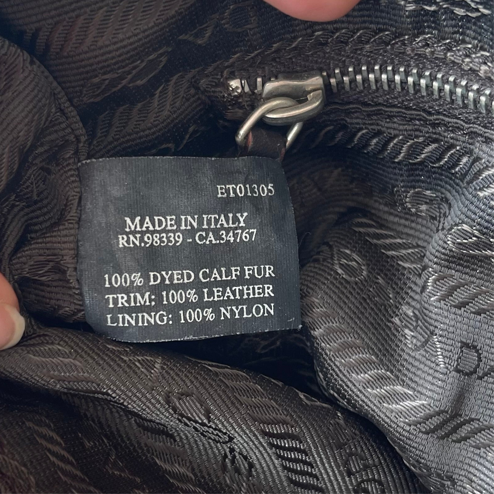 Prada Pony Hair Leopard Shoulder Bag