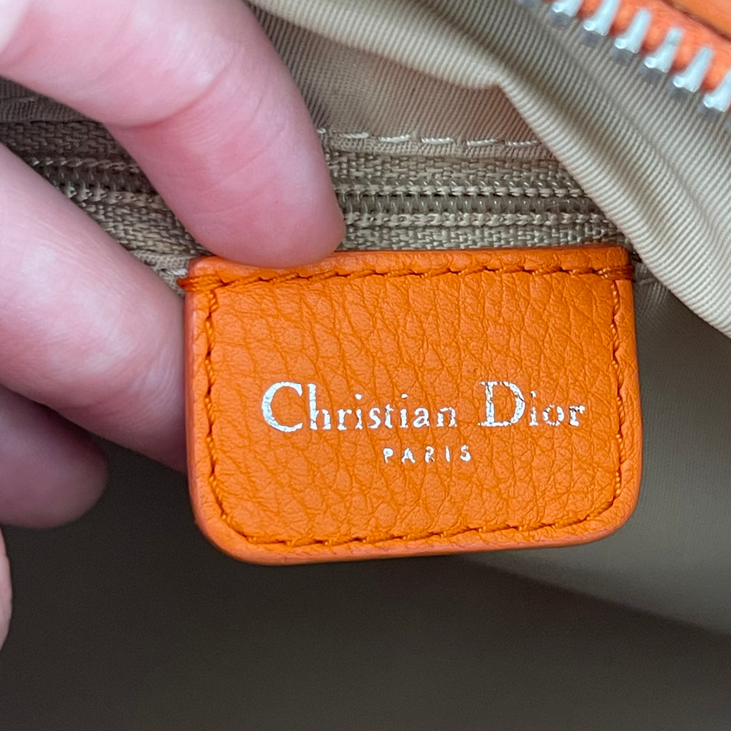 Christian Dior Small Boston Canvas  Diorissimo