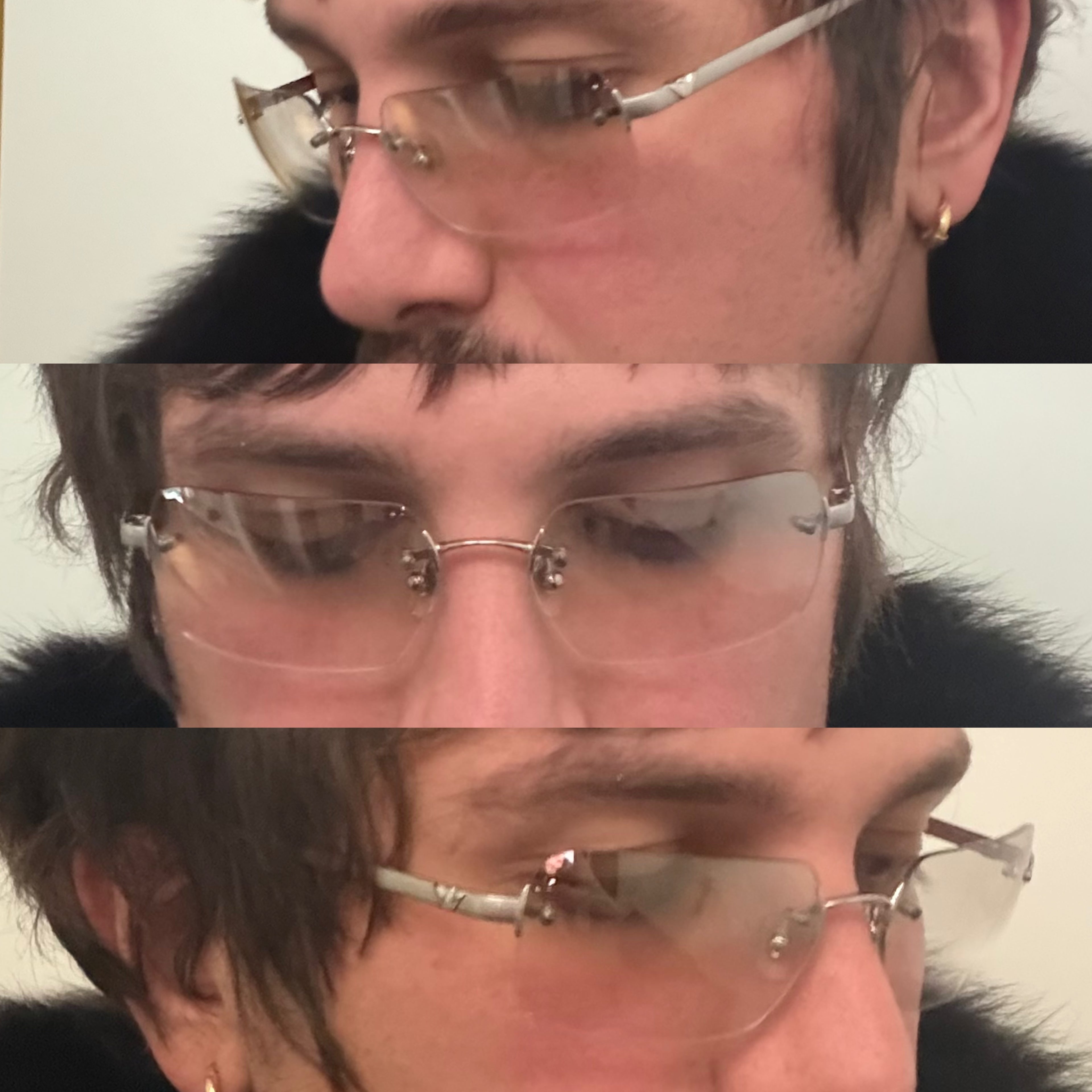 Vintage Armani Clear Sunglasses