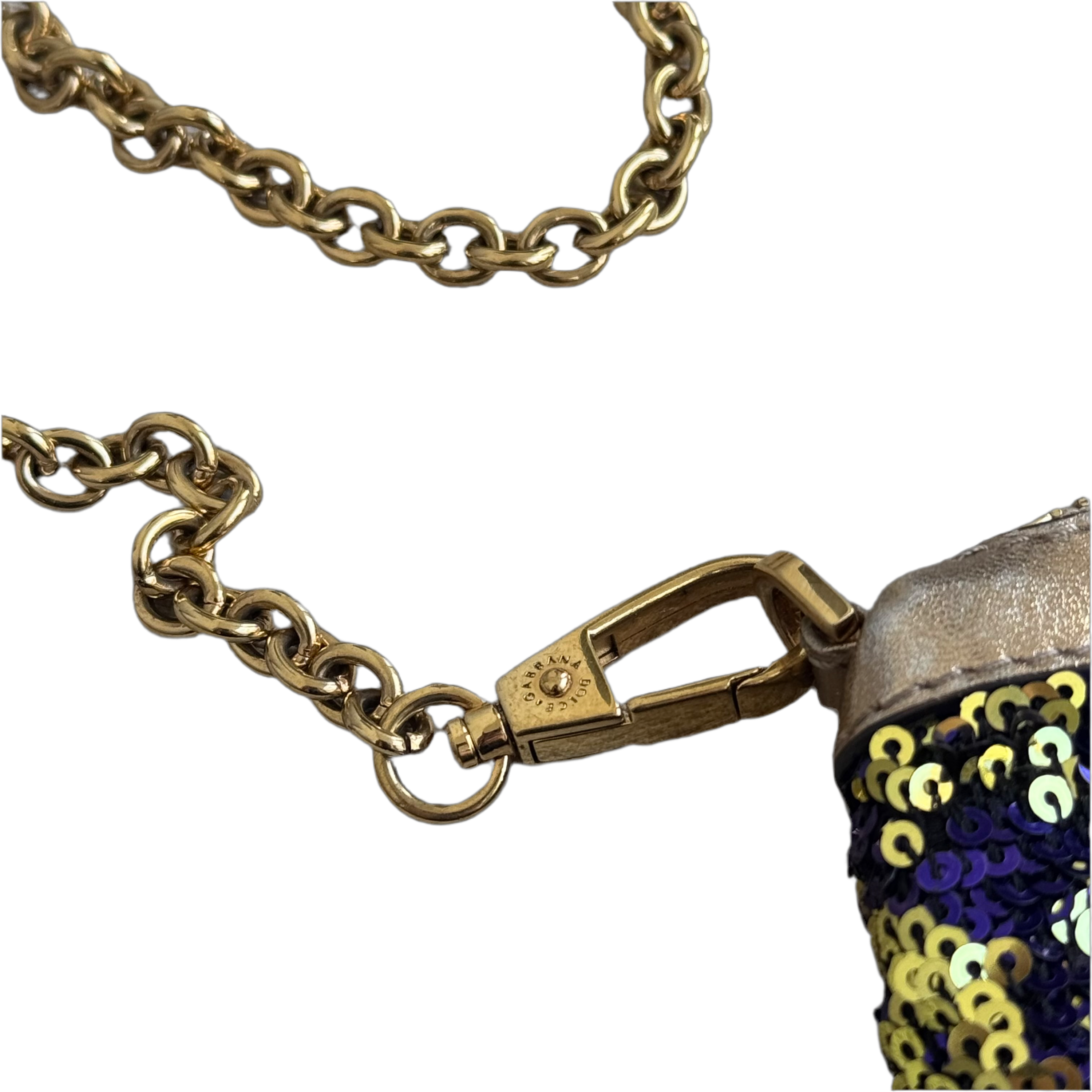 Dolce & Gabbana Sequin Chain Bag