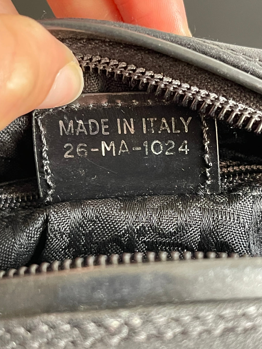 Christian Dior Gambler Dice Bowling Black Leather Bag