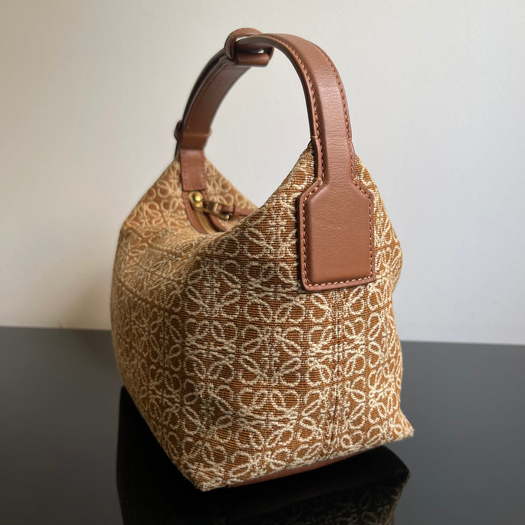 Loewe Cubi Anagram Jacquard Shoulder Bag