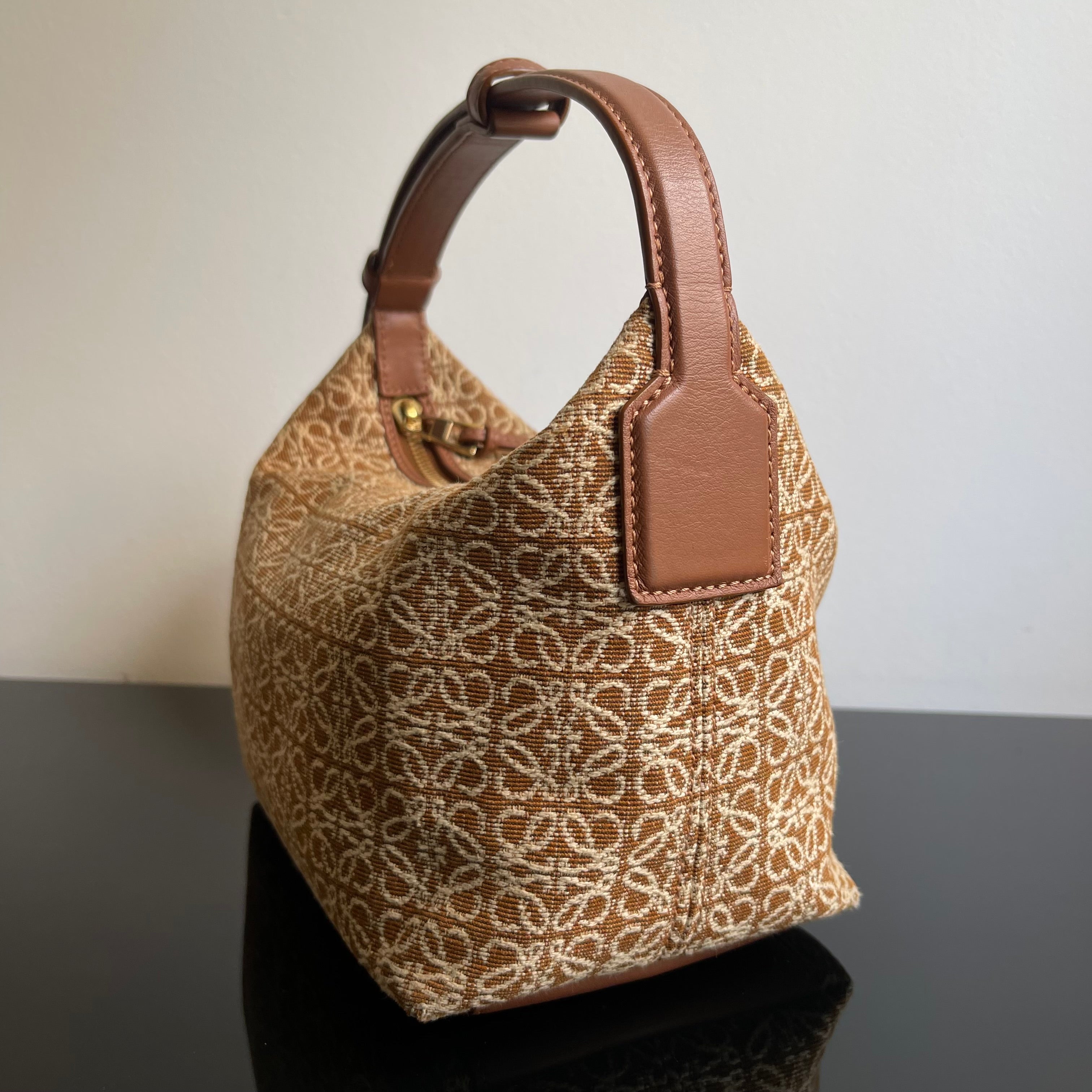 Loewe Cubi Anagram Jacquard Shoulder Bag